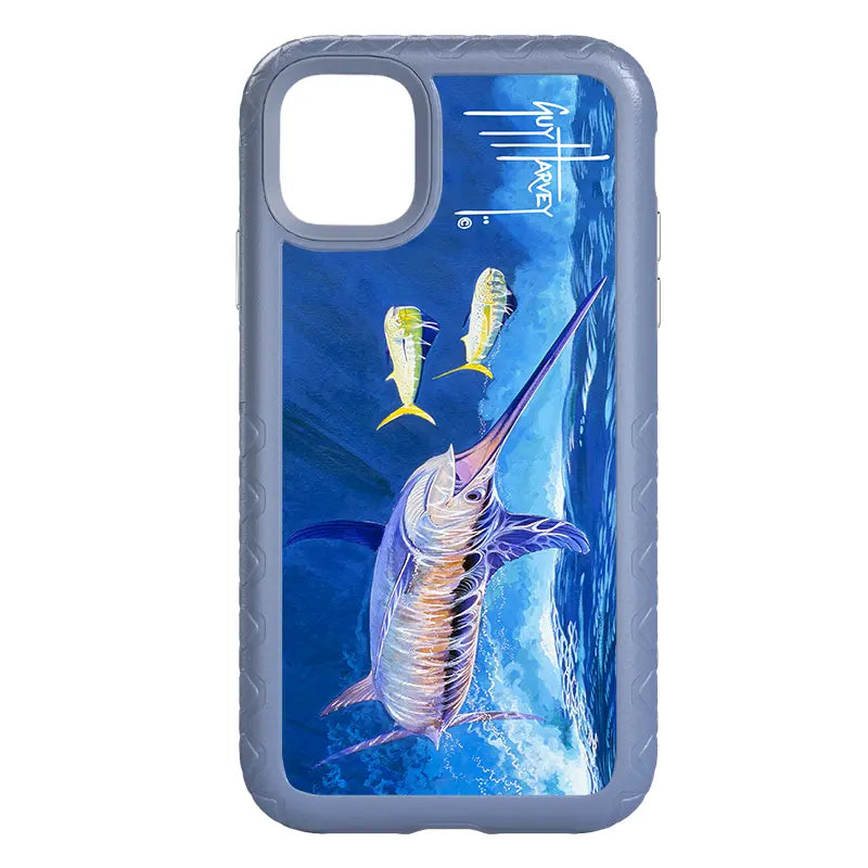 Guy Harvey Fortitude Series for Apple iPhone 11 - Bullseye Sword - Custom Case - SlateBlue - cellhelmet