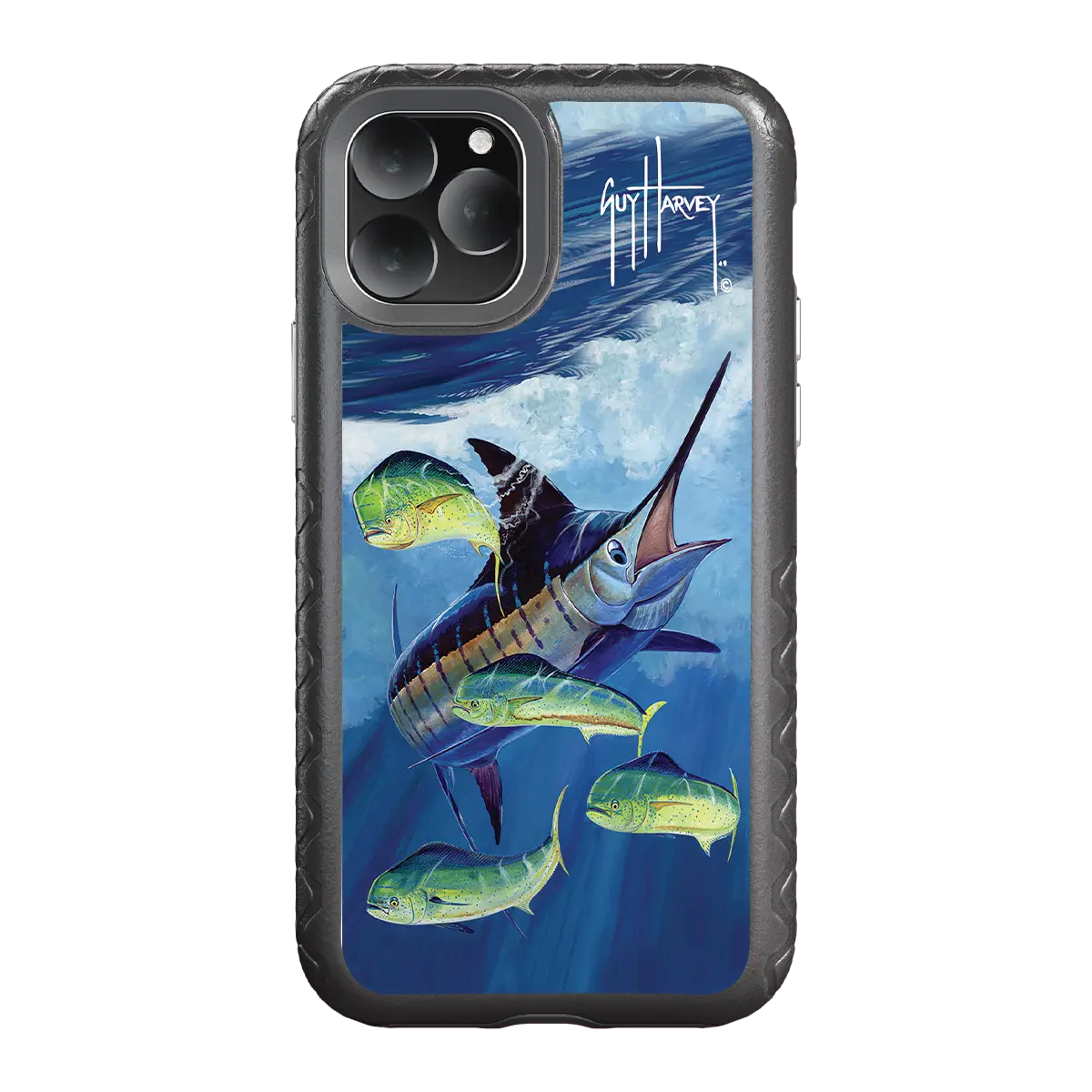 Guy Harvey Fortitude Series for Apple iPhone 11 Pro - Four Play - Custom Case - OnyxBlack - cellhelmet