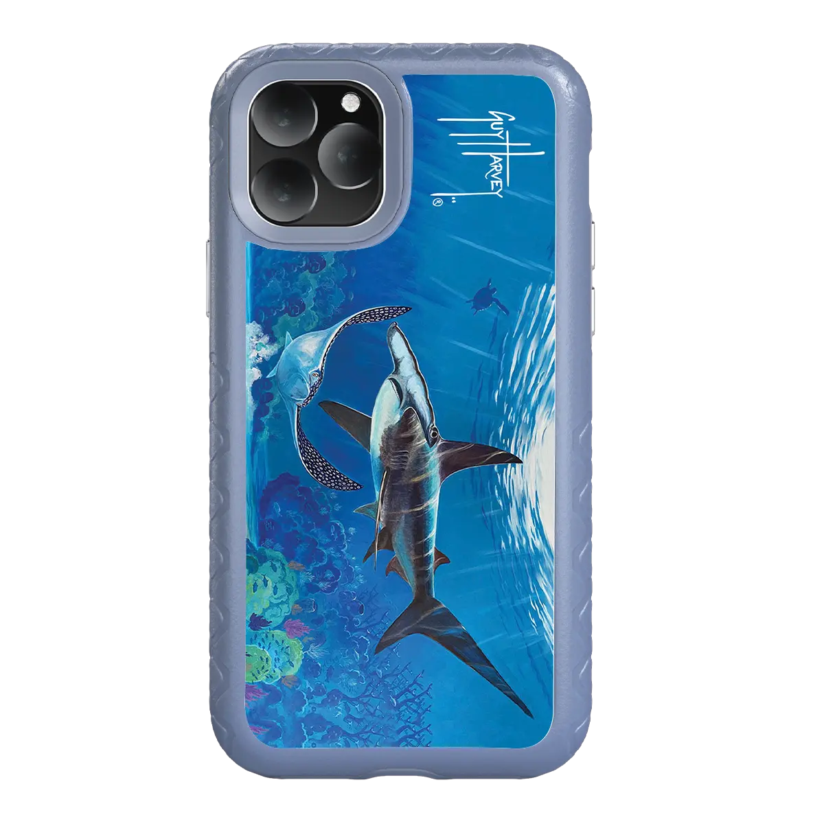 Guy Harvey Fortitude Series for Apple iPhone 11 Pro - Hammer Down - Custom Case - SlateBlue - cellhelmet