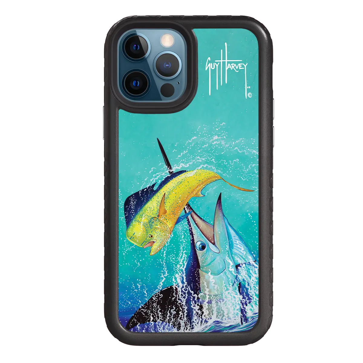 Guy Harvey Fortitude Series for Apple iPhone 12 / 12 Pro - El Dorado II - Custom Case - OnyxBlack - cellhelmet