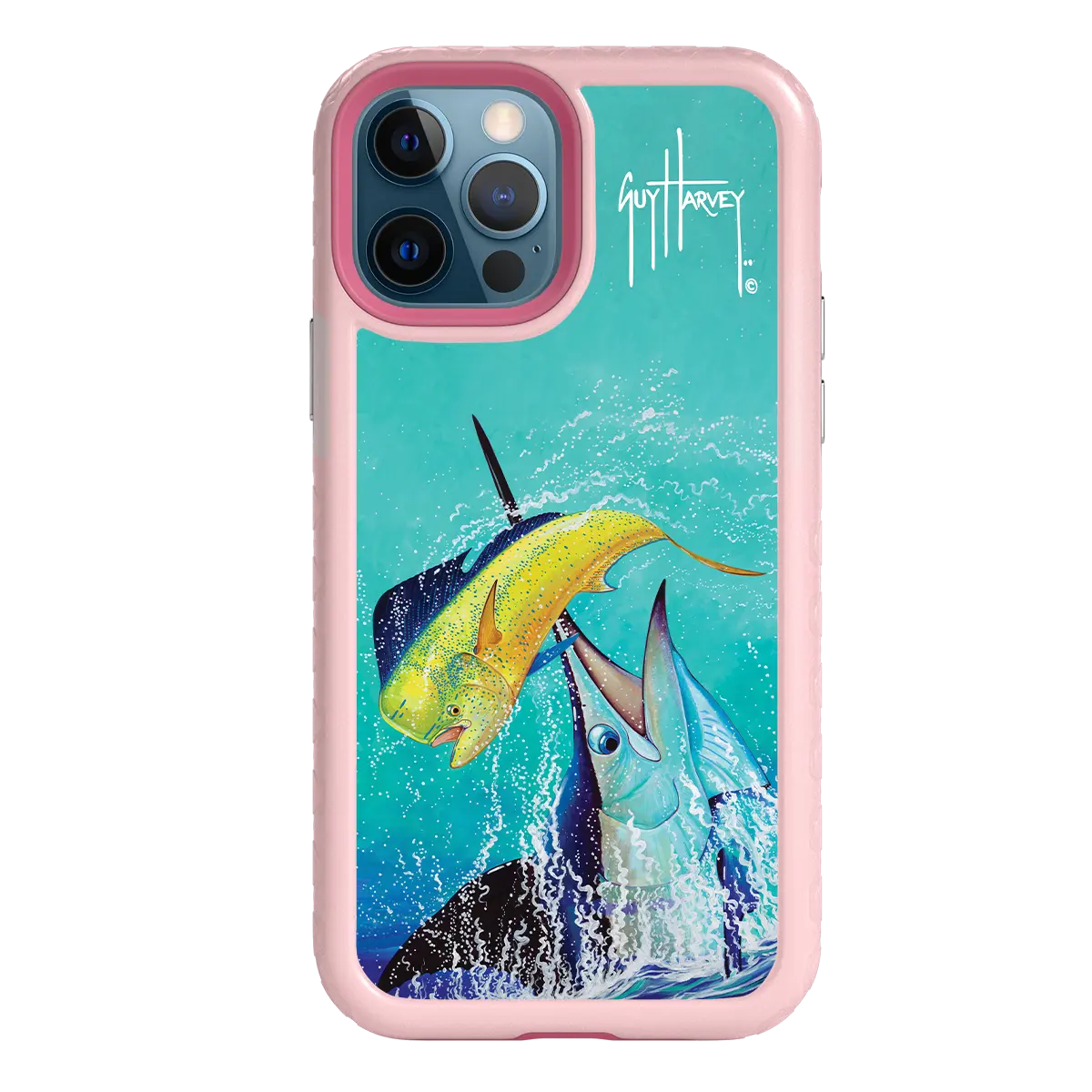Guy Harvey Fortitude Series for Apple iPhone 12 / 12 Pro - El Dorado II - Custom Case - PinkMagnolia - cellhelmet