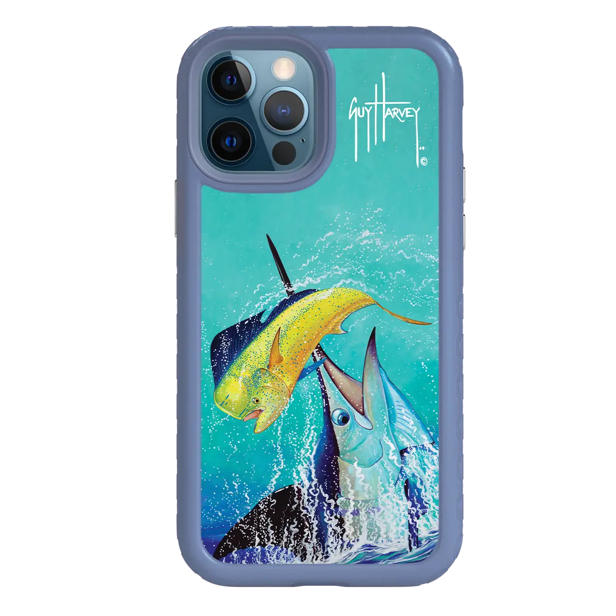 Guy Harvey Fortitude Series for Apple iPhone 12 / 12 Pro - El Dorado II - Custom Case - SlateBlue - cellhelmet