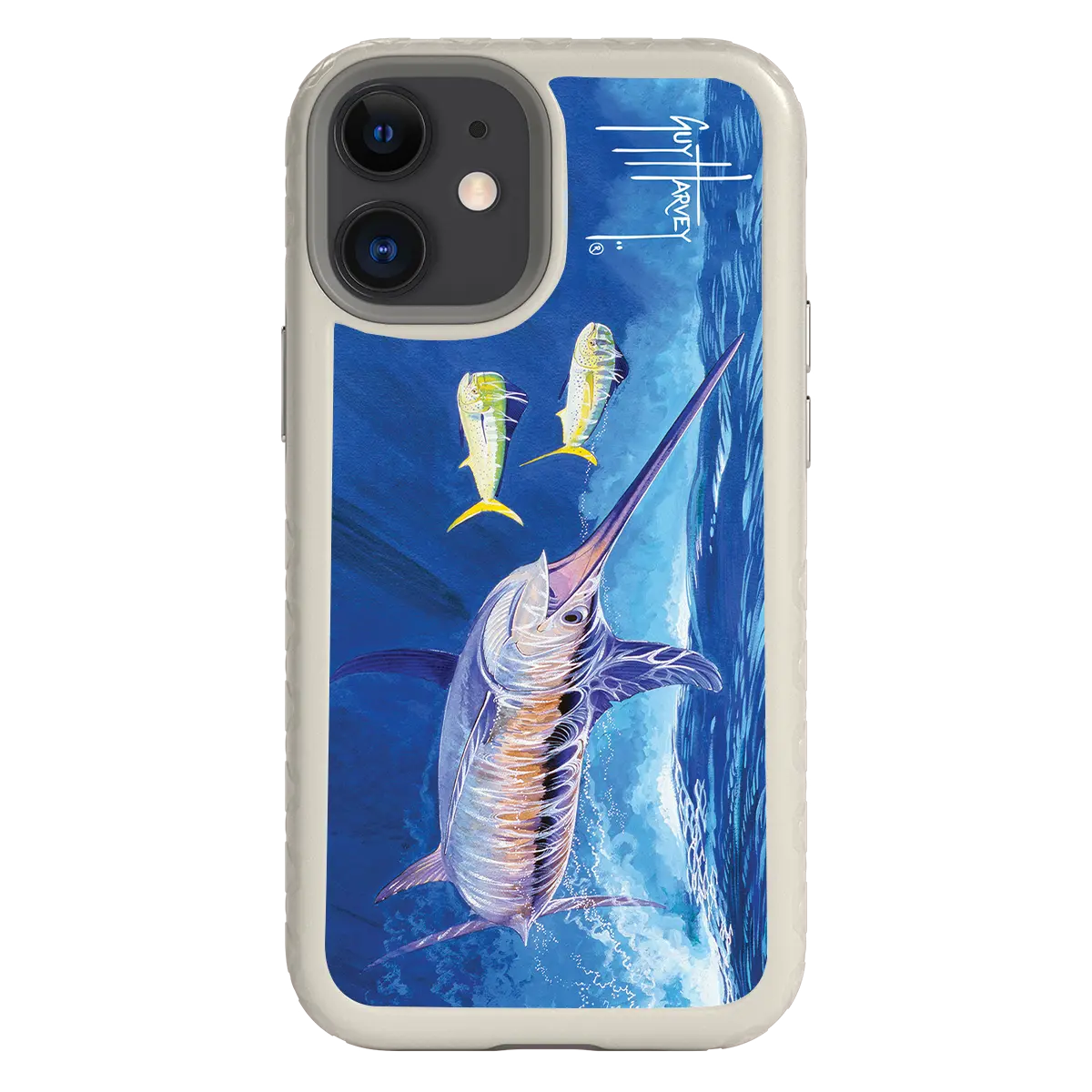 Guy Harvey Fortitude Series for Apple iPhone 12 Mini - Bullseye Sword - Custom Case - Gray - cellhelmet