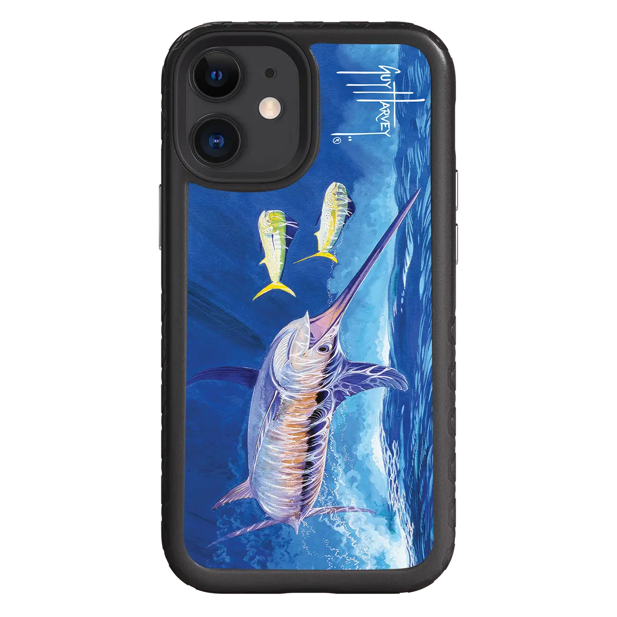 Guy Harvey Fortitude Series for Apple iPhone 12 Mini - Bullseye Sword - Custom Case - OnyxBlack - cellhelmet
