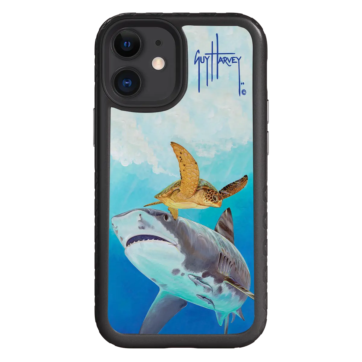 Guy Harvey Fortitude Series for Apple iPhone 12 Mini - Eye of the Tiger - Custom Case - OnyxBlack - cellhelmet