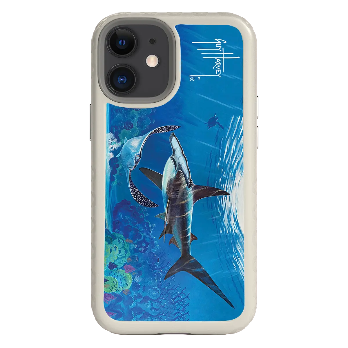 Guy Harvey Fortitude Series for Apple iPhone 12 Mini - Hammer Down - Custom Case - Gray - cellhelmet
