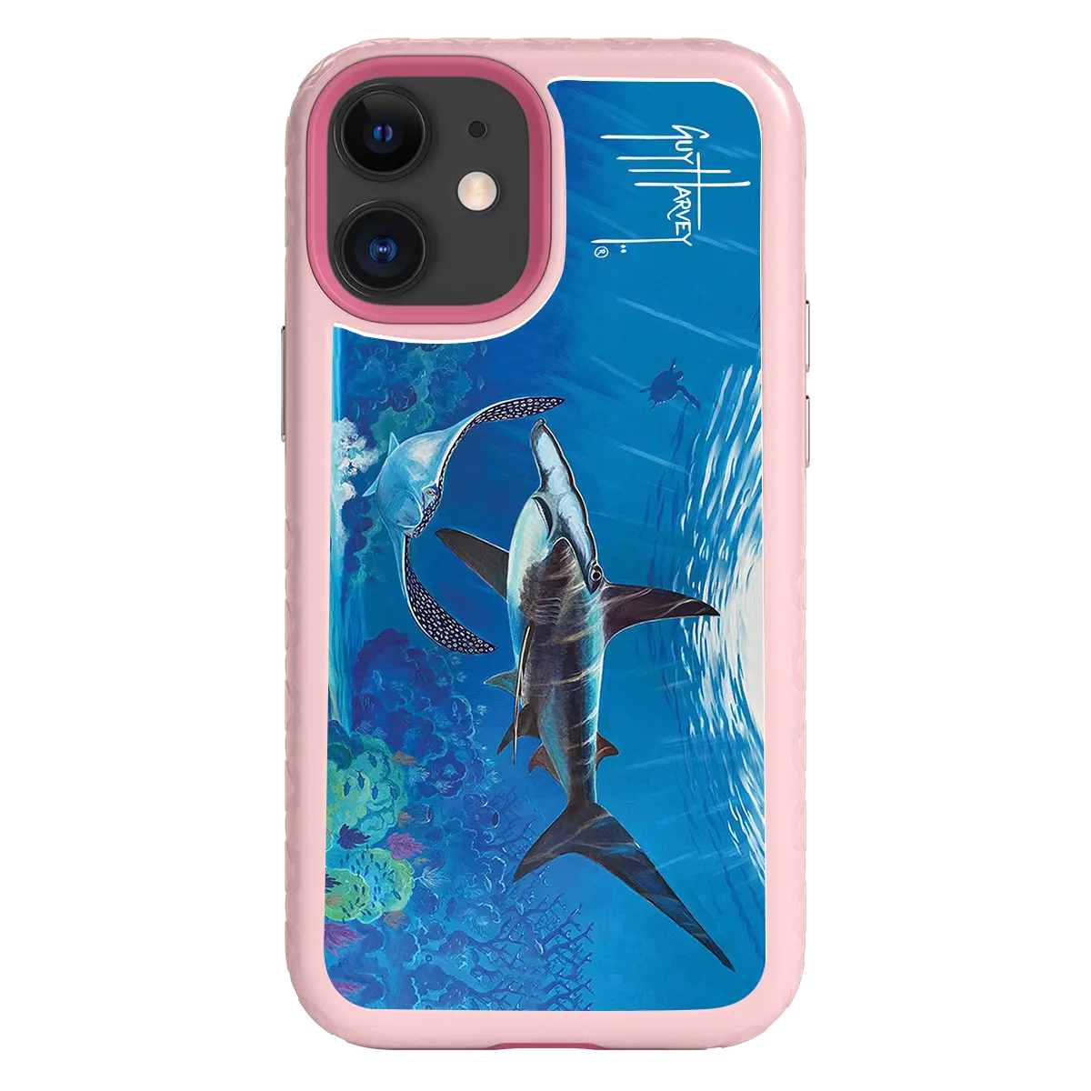 Guy Harvey Fortitude Series for Apple iPhone 12 Mini - Hammer Down - Custom Case - PinkMagnolia - cellhelmet