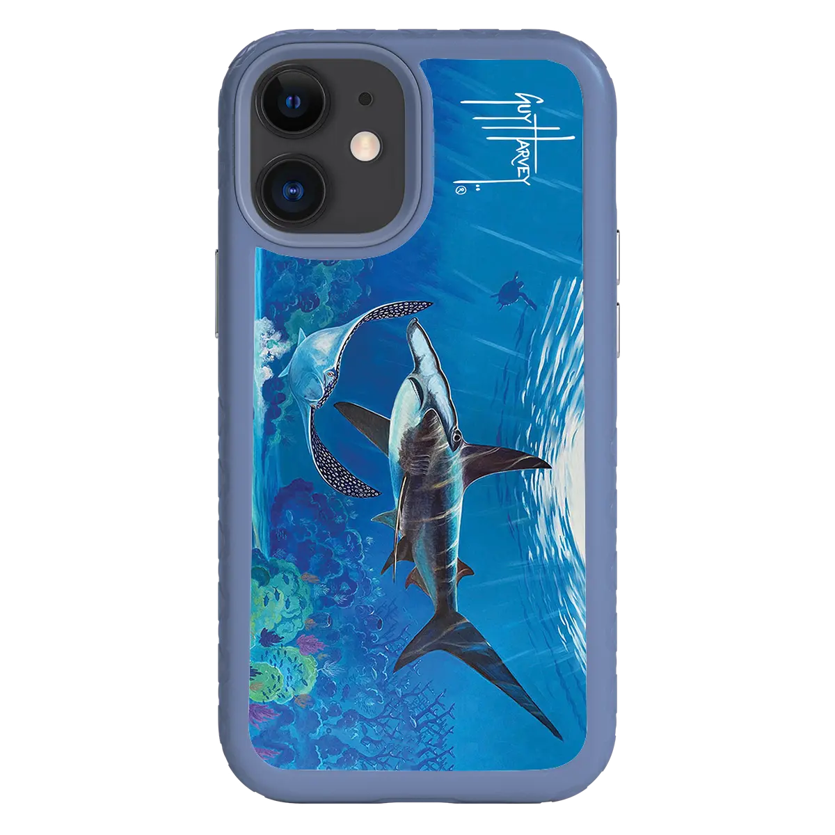 Guy Harvey Fortitude Series for Apple iPhone 12 Mini - Hammer Down - Custom Case - SlateBlue - cellhelmet