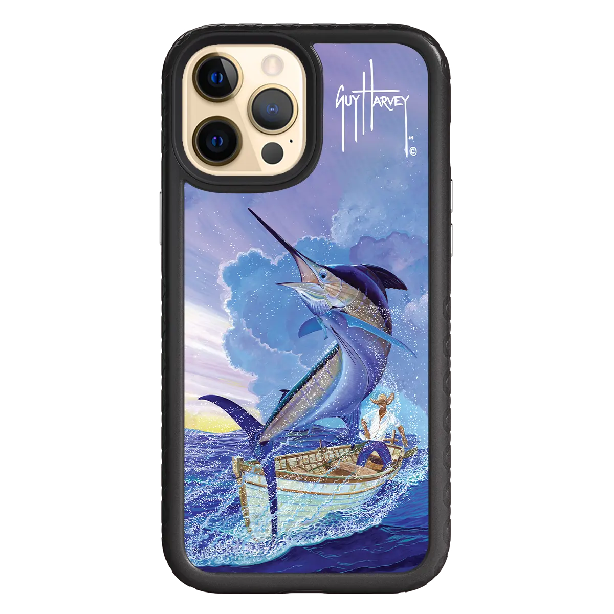 Guy Harvey Fortitude Series for Apple iPhone 12 Pro Max - El Viejo - Custom Case - OnyxBlack - cellhelmet