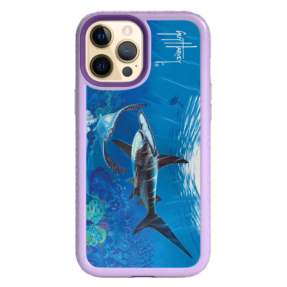 Guy Harvey Fortitude Series for Apple iPhone 12 Pro Max - Hammer Down - Custom Case - LilacBlossom - cellhelmet