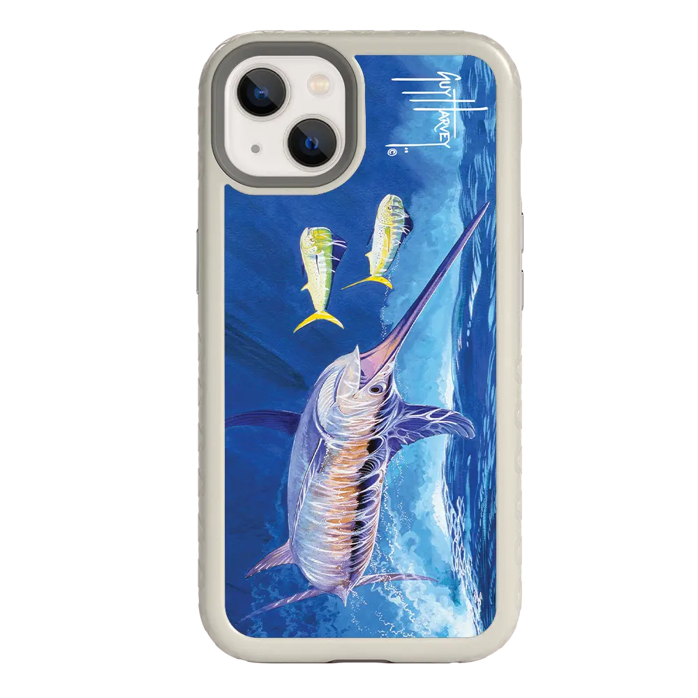 Guy Harvey Fortitude Series for Apple iPhone 13 - Bullseye Sword - Custom Case - Gray - cellhelmet