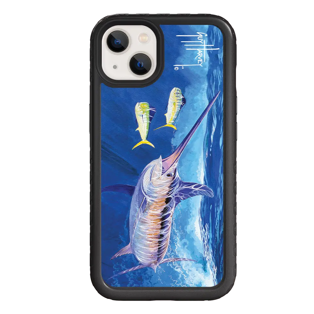 Guy Harvey Fortitude Series for Apple iPhone 13 - Bullseye Sword - Custom Case - OnyxBlack - cellhelmet