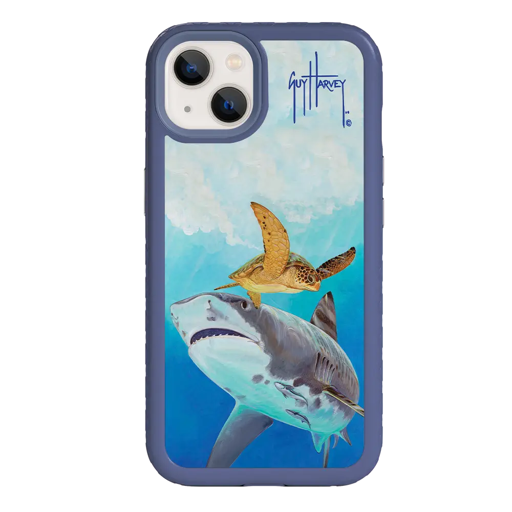 Guy Harvey Fortitude Series for Apple iPhone 13 - Eye of the Tiger - Custom Case - SlateBlue - cellhelmet