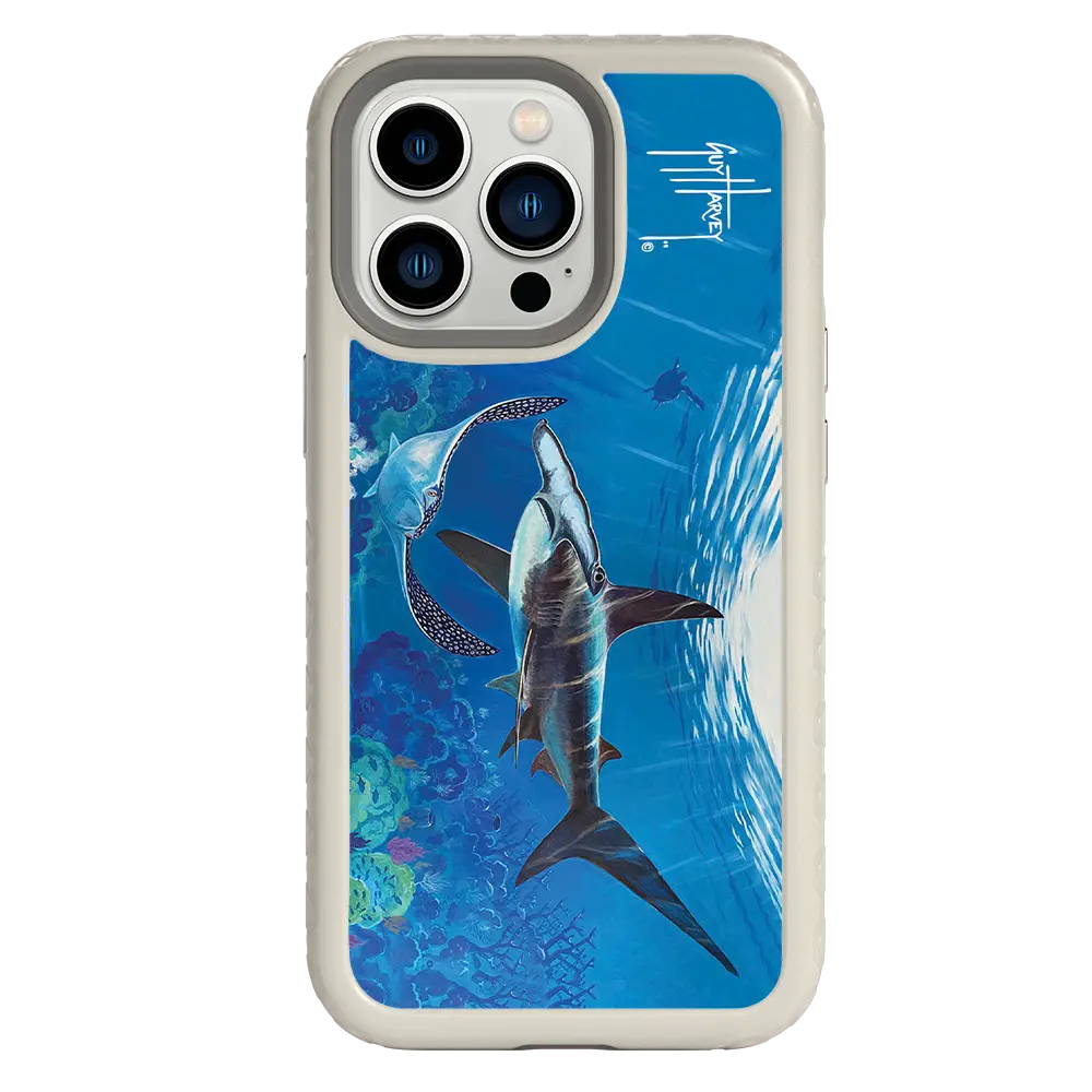 Guy Harvey Fortitude Series for Apple iPhone 13 Pro - Hammer Down - Custom Case - Gray - cellhelmet