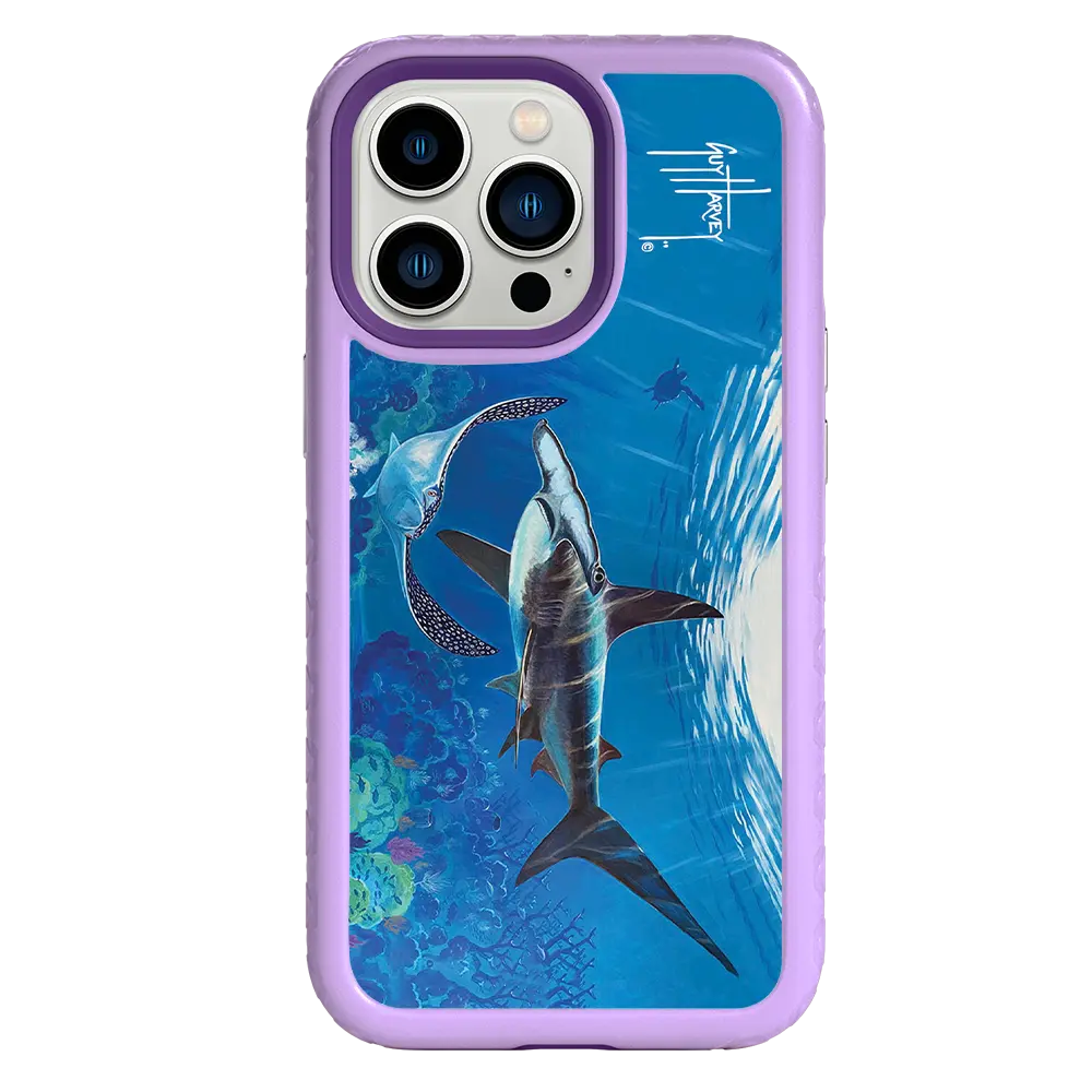 Guy Harvey Fortitude Series for Apple iPhone 13 Pro - Hammer Down - Custom Case - LilacBlossom - cellhelmet