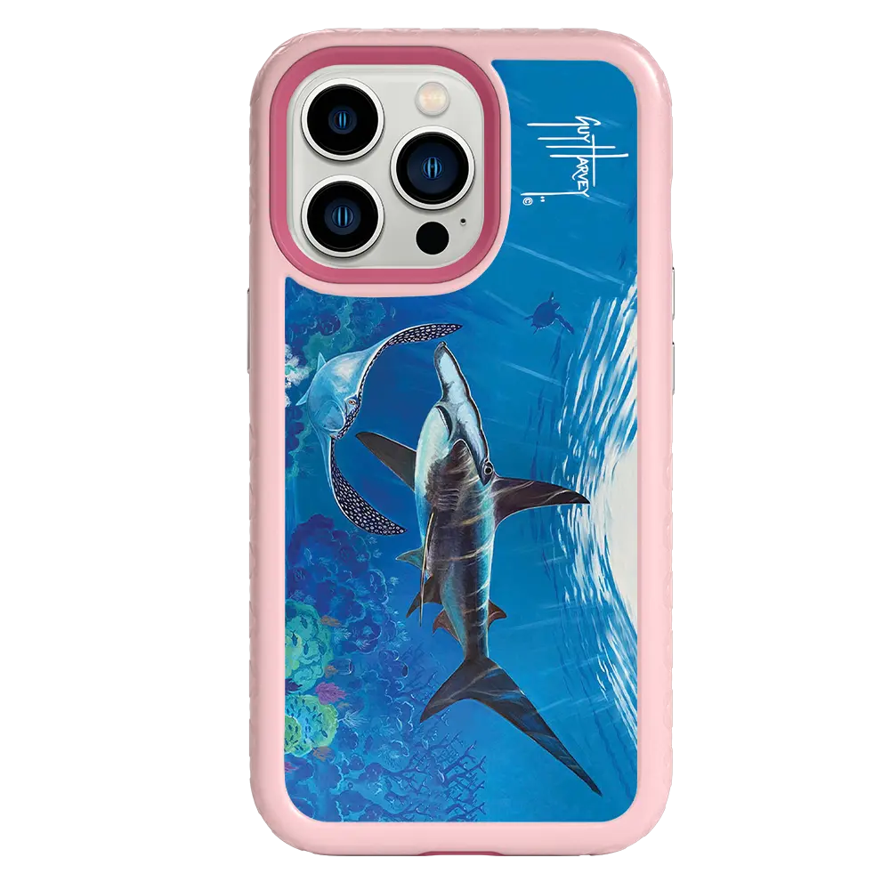Guy Harvey Fortitude Series for Apple iPhone 13 Pro - Hammer Down - Custom Case - PinkMagnolia - cellhelmet