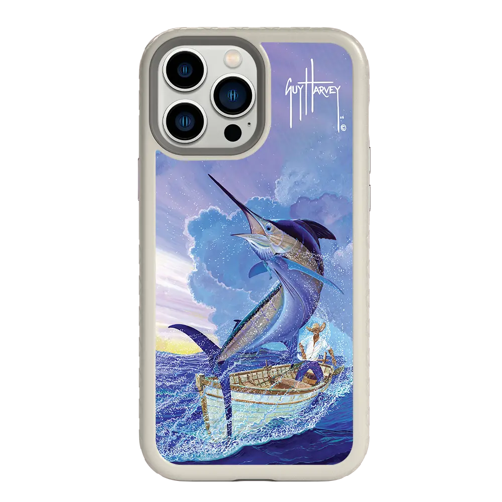 Guy Harvey Fortitude Series for Apple iPhone 13 Pro Max - El Viejo - Custom Case - Gray - cellhelmet