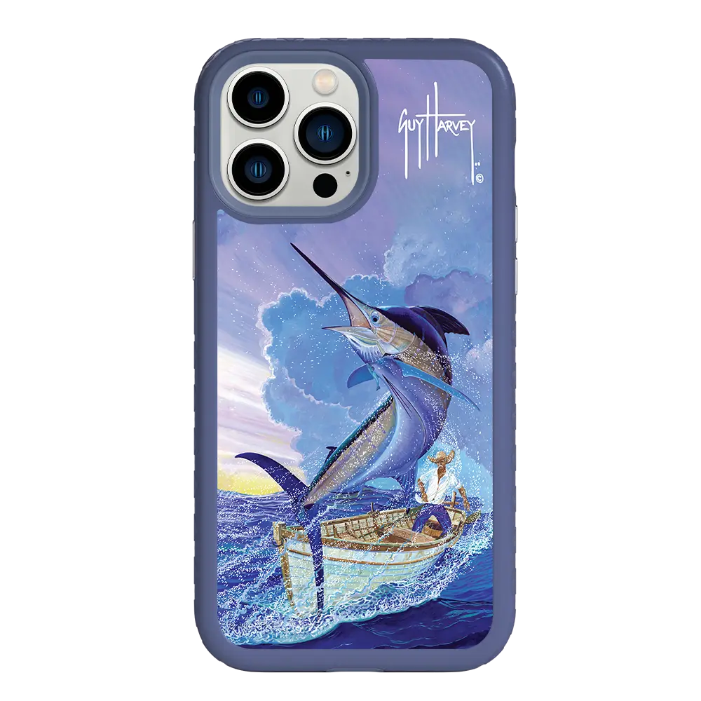 Guy Harvey Fortitude Series for Apple iPhone 13 Pro Max - El Viejo - Custom Case - SlateBlue - cellhelmet
