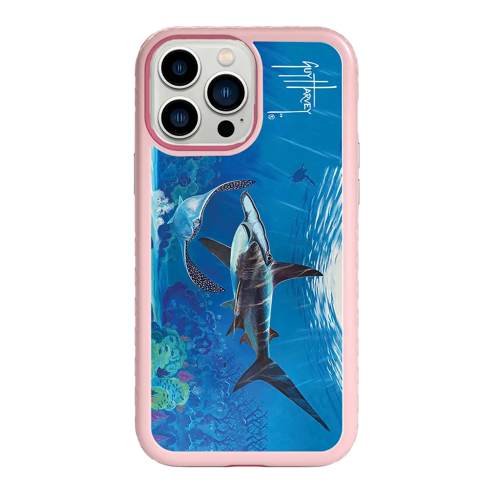 Guy Harvey Fortitude Series for Apple iPhone 13 Pro Max - Hammer Down - Custom Case - PinkMagnolia - cellhelmet