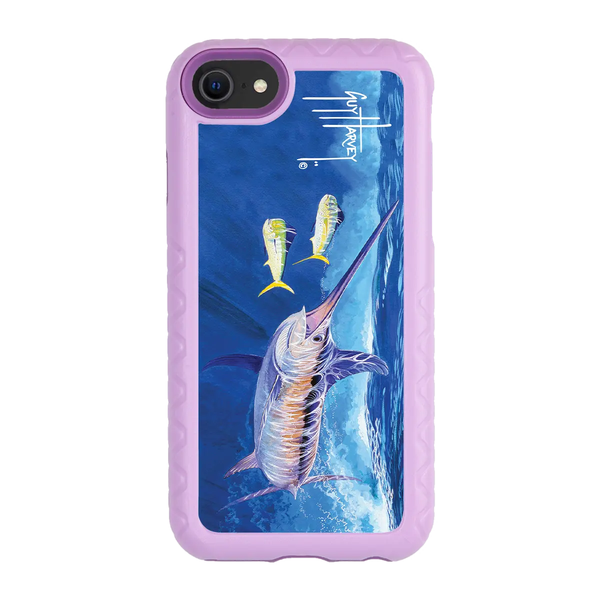 Guy Harvey Fortitude Series for Apple iPhone SE (2020) /6/7/8 - Bullseye Sword - Custom Case - LilacBlossom - cellhelmet