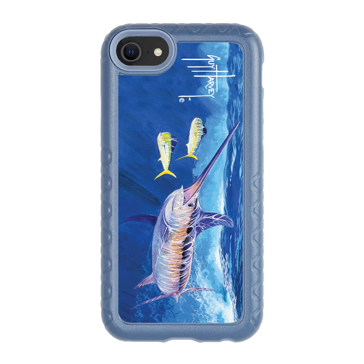 Guy Harvey Fortitude Series for Apple iPhone SE (2020) /6/7/8 - Bullseye Sword - Custom Case - SlateBlue - cellhelmet