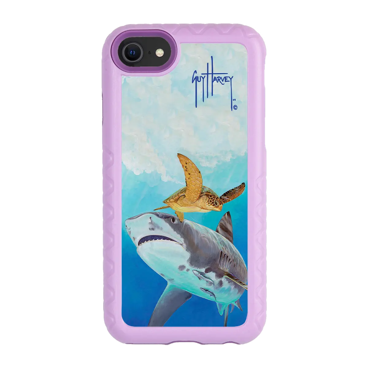 Guy Harvey Fortitude Series for Apple iPhone SE (2020) /6/7/8 - Eye of the Tiger - Custom Case - LilacBlossom - cellhelmet