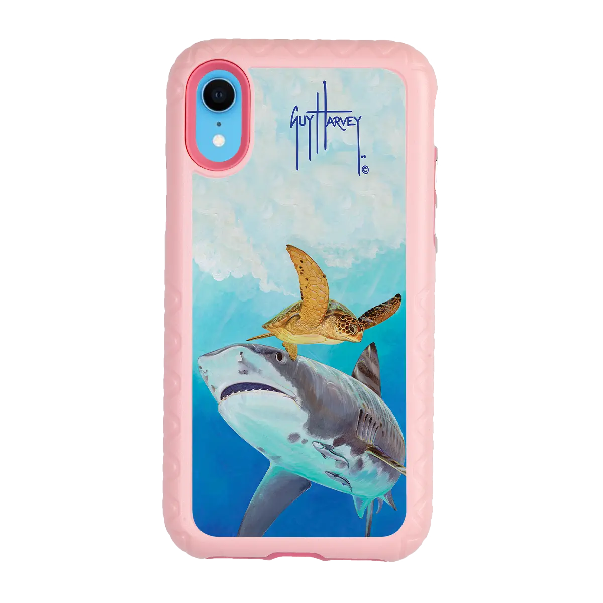 Guy Harvey Fortitude Series for Apple iPhone XR - Eye of the Tiger - Custom Case - PinkMagnolia - cellhelmet