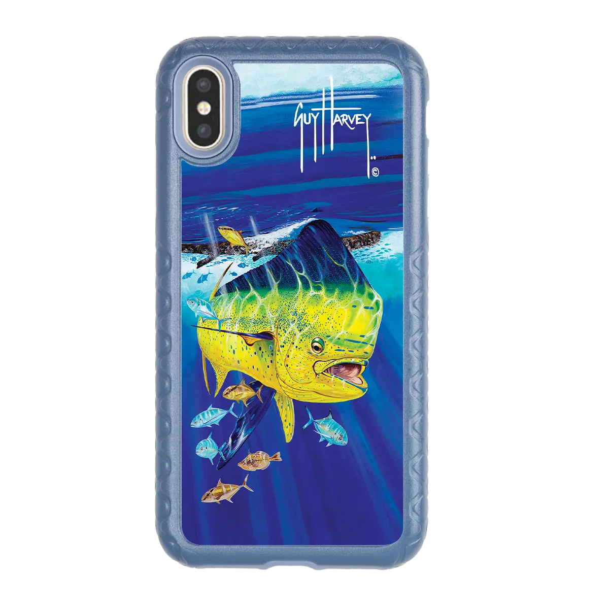 Guy Harvey Fortitude Series for Apple iPhone XS Max - Golden Prize - Custom Case - SlateBlue - cellhelmet