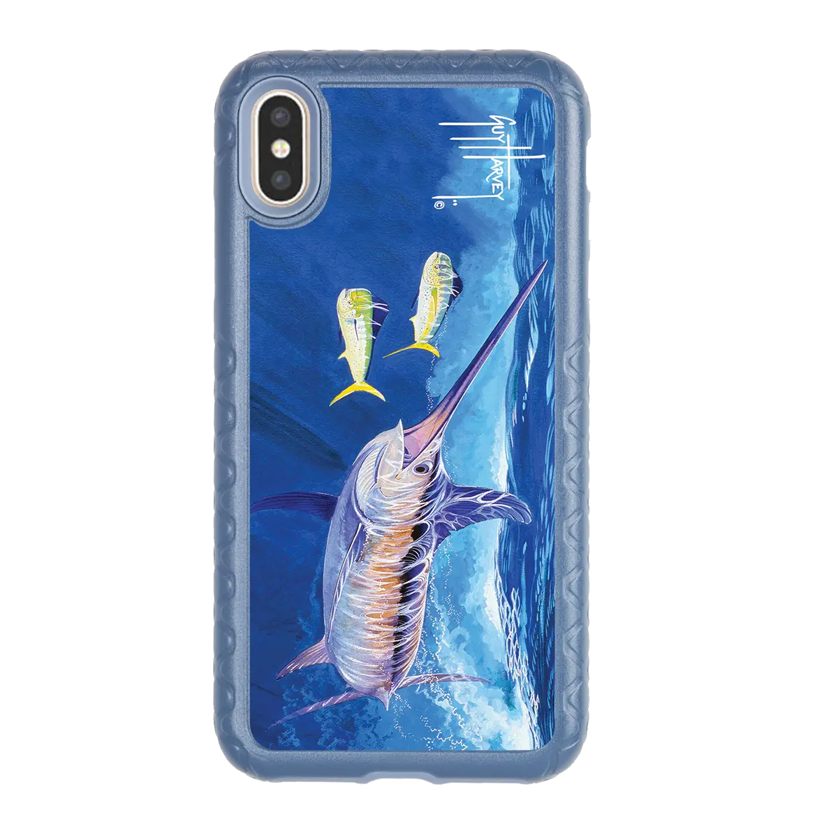 Guy Harvey Fortitude Series for Apple iPhone XS/X - Bullseye Sword - Custom Case - SlateBlue - cellhelmet