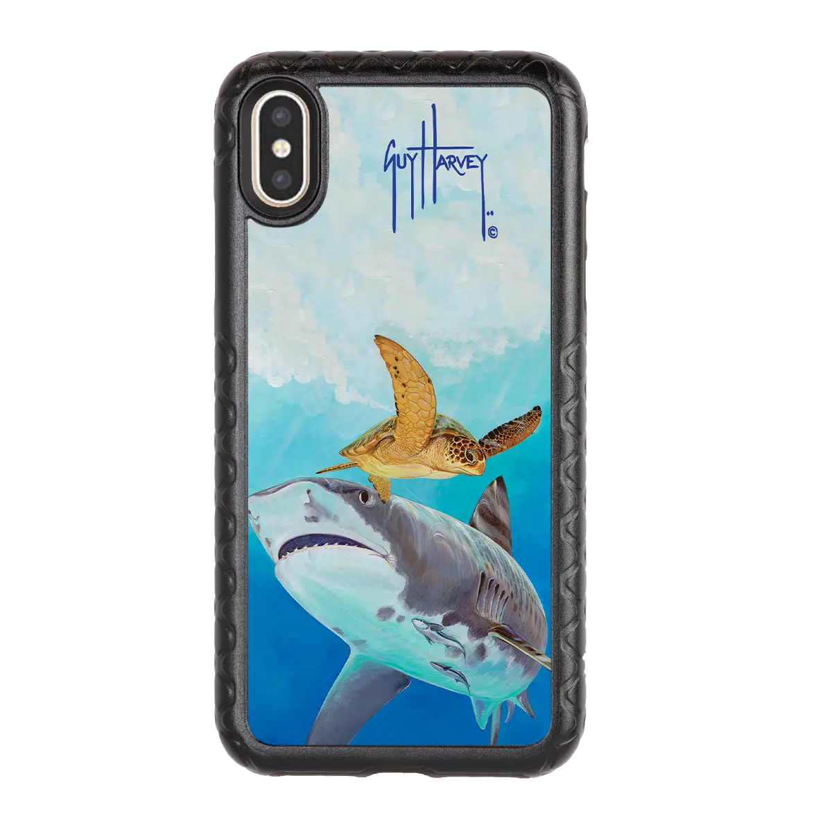 Guy Harvey Fortitude Series for Apple iPhone XS/X - Eye of the Tiger - Custom Case - OnyxBlack - cellhelmet