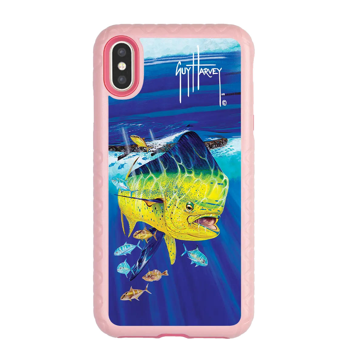 Guy Harvey Fortitude Series for Apple iPhone XS/X - Golden Prize - Custom Case - PinkMagnolia - cellhelmet