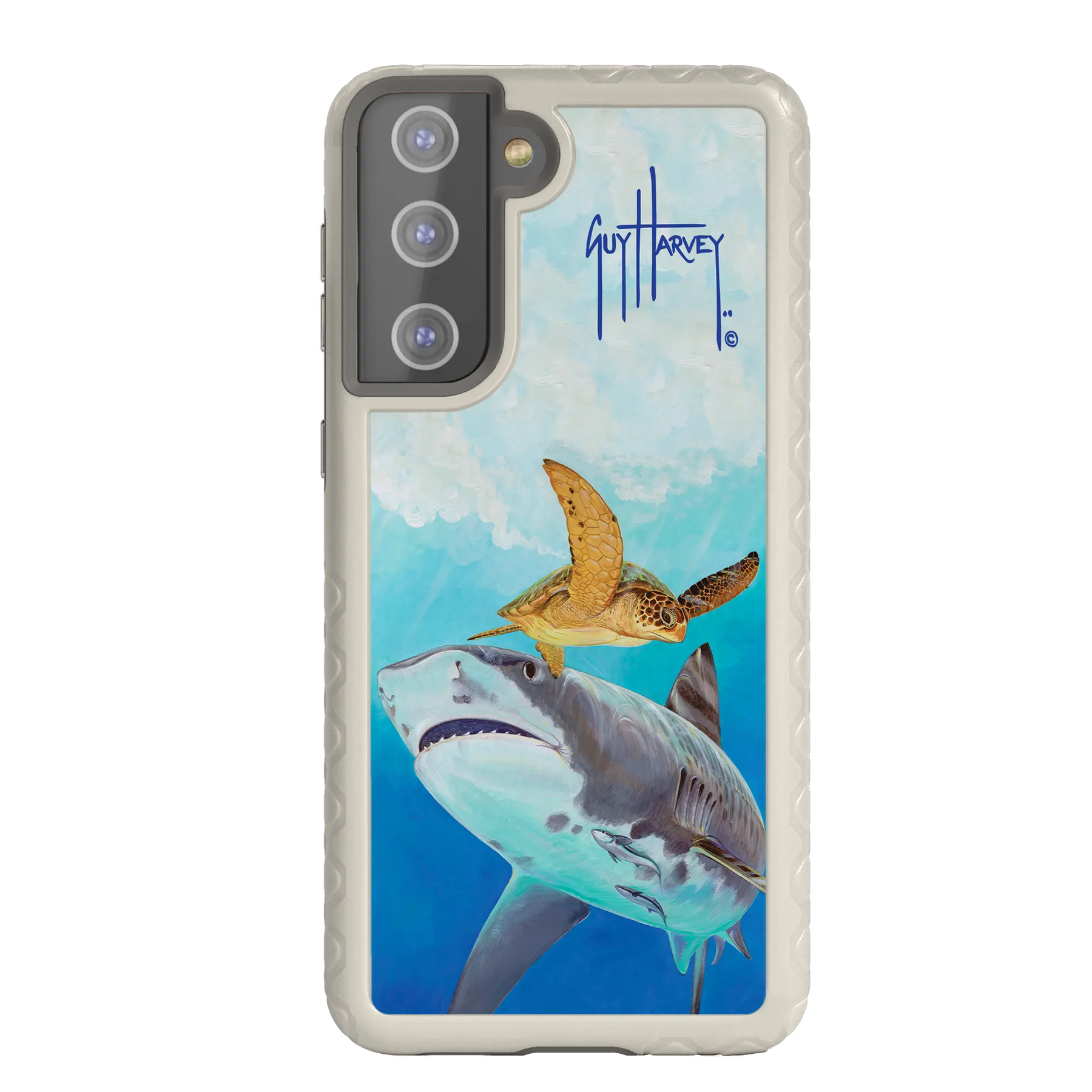 Guy Harvey Fortitude Series for Samsung Galaxy S21 - Eye of the Tiger - Custom Case - Gray - cellhelmet