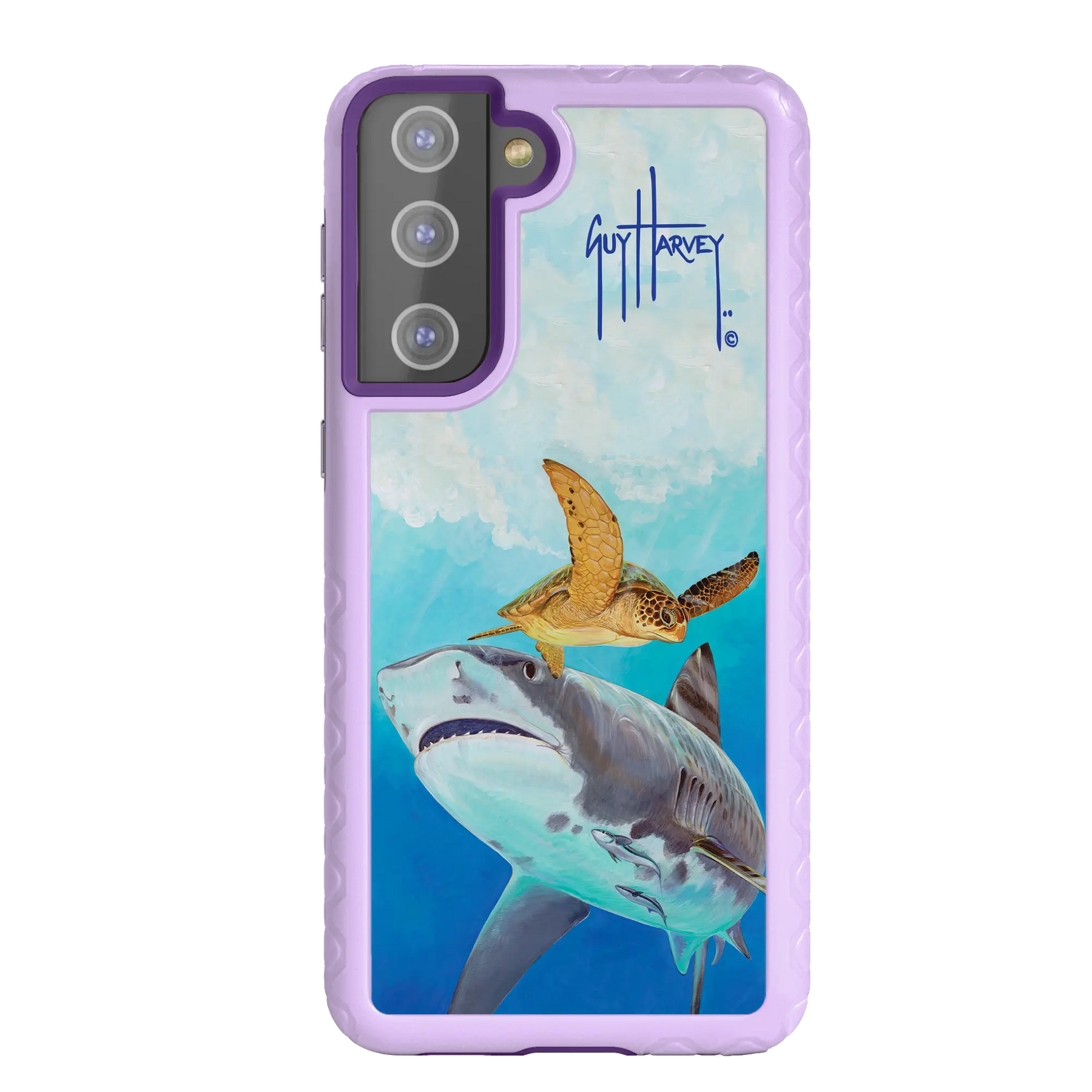 Guy Harvey Fortitude Series for Samsung Galaxy S21 - Eye of the Tiger - Custom Case - LilacBlossom - cellhelmet