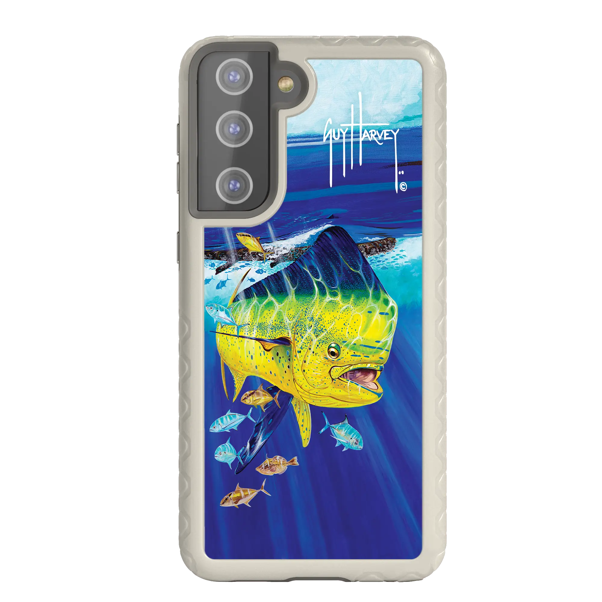 Guy Harvey Fortitude Series for Samsung Galaxy S21 - Golden Prize - Custom Case - Gray - cellhelmet