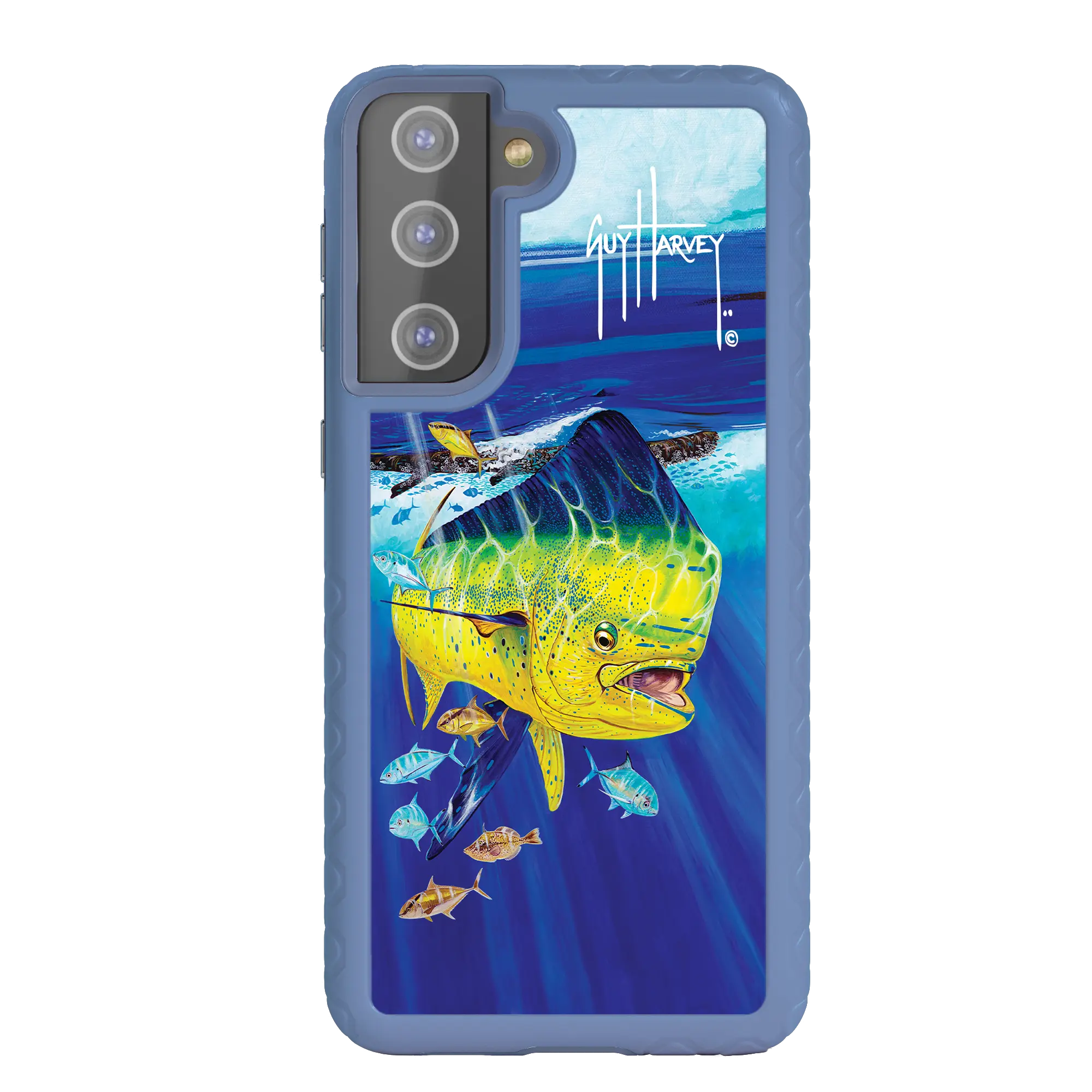 Guy Harvey Fortitude Series for Samsung Galaxy S21 - Golden Prize - Custom Case - SlateBlue - cellhelmet