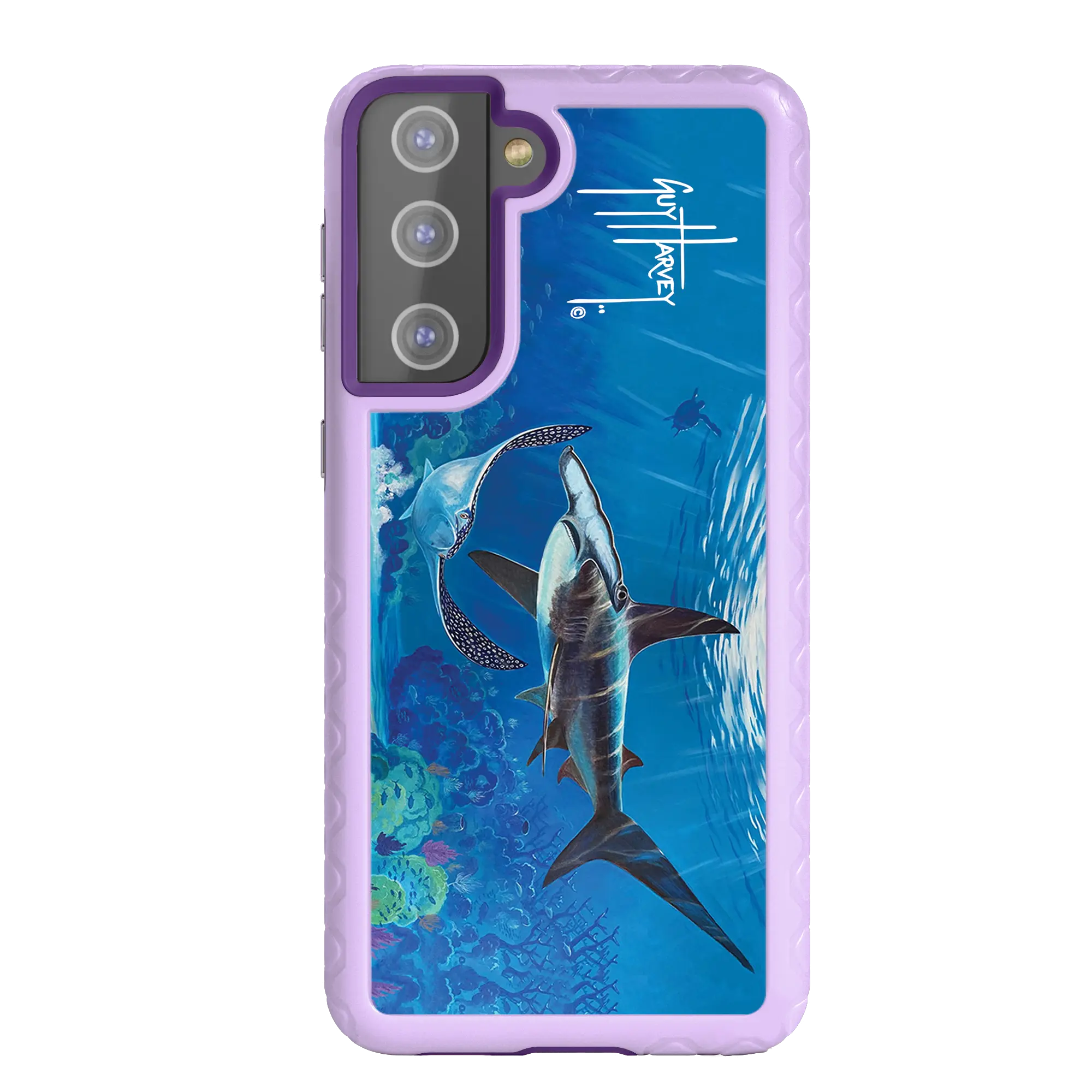 Guy Harvey Fortitude Series for Samsung Galaxy S21 - Hammer Down - Custom Case - LilacBlossom - cellhelmet