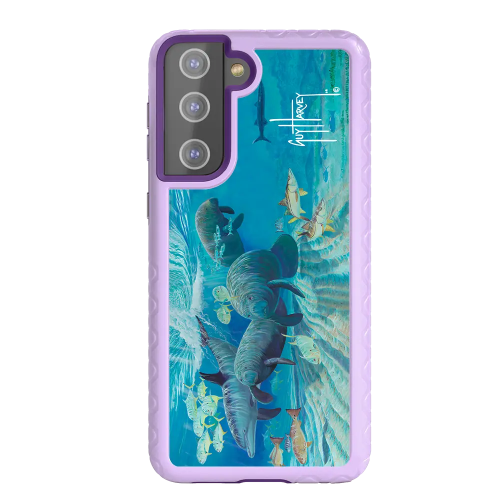 Guy Harvey Fortitude Series for Samsung Galaxy S21 - Manatee Pass - Custom Case - LilacBlossom - cellhelmet