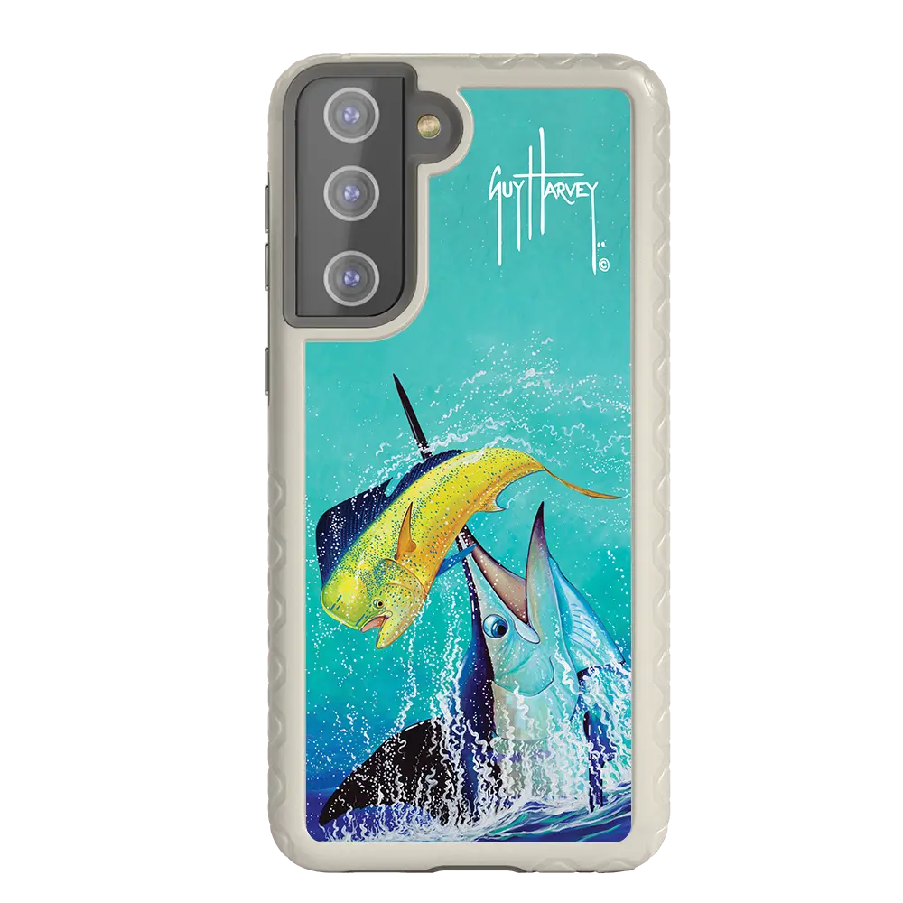 Guy Harvey Fortitude Series for Samsung Galaxy S21 Plus - El Dorado II - Custom Case - Gray - cellhelmet