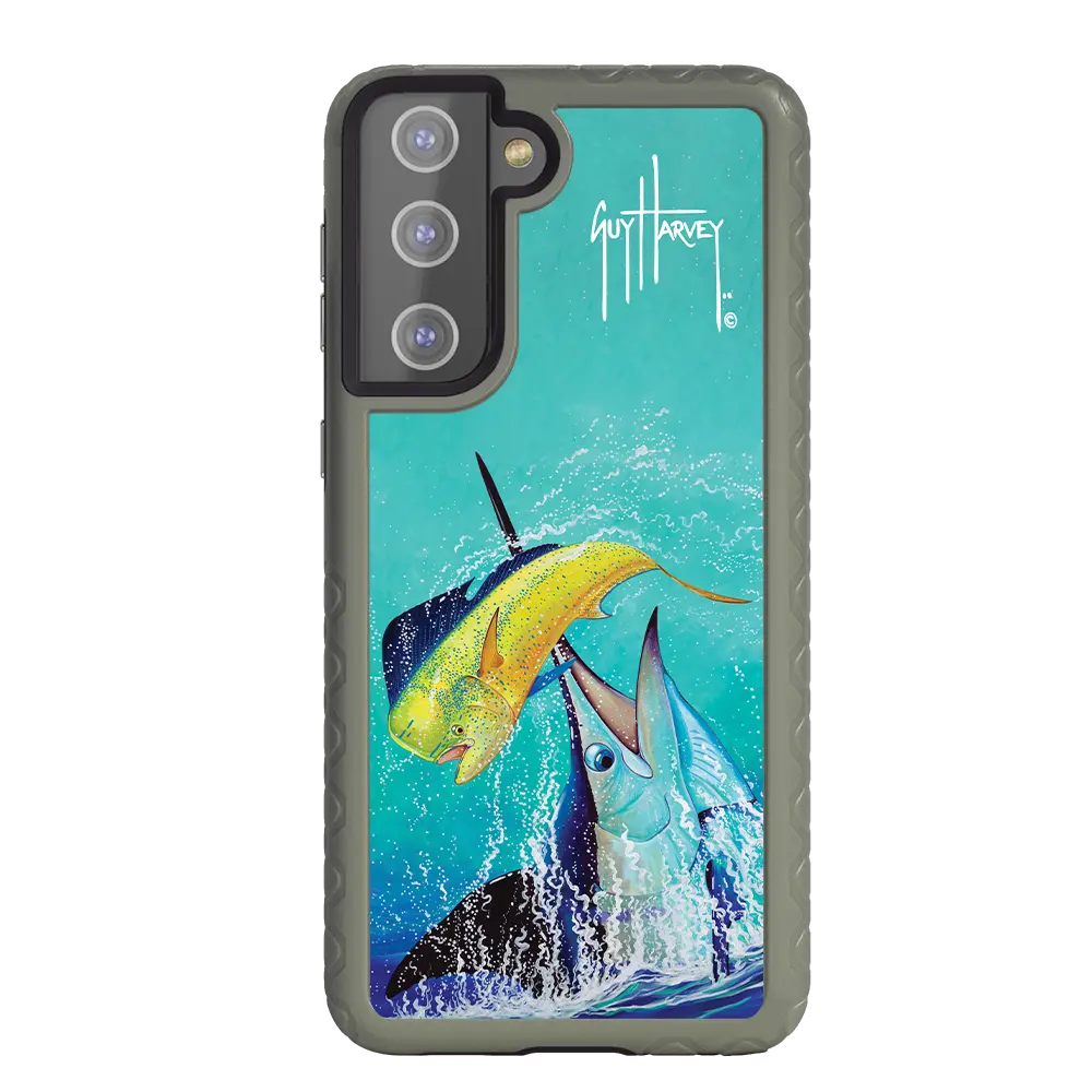 Guy Harvey Fortitude Series for Samsung Galaxy S21 Plus - El Dorado II - Custom Case - OliveDrabGreen - cellhelmet