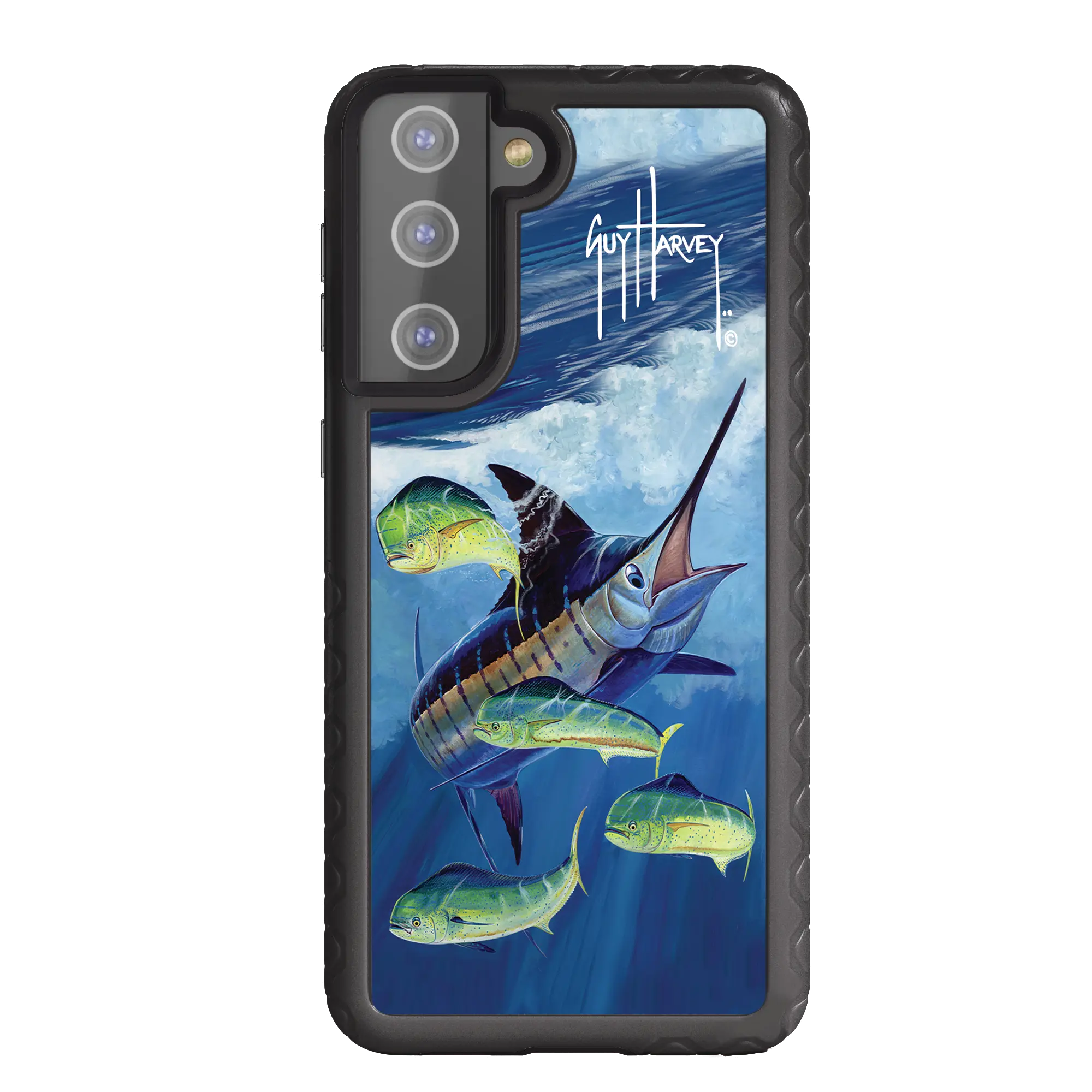 Guy Harvey Fortitude Series for Samsung Galaxy S21 Plus - Four Play - Custom Case - OnyxBlack - cellhelmet