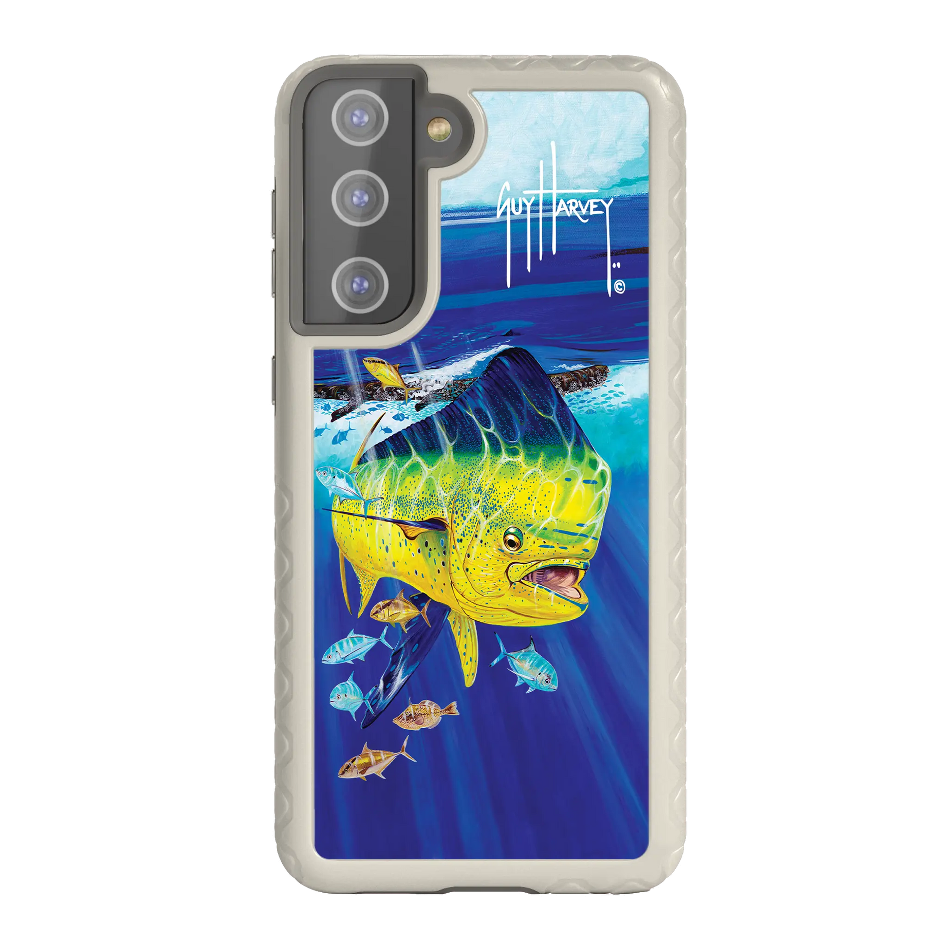 Guy Harvey Fortitude Series for Samsung Galaxy S21 Plus - Golden Prize - Custom Case - Gray - cellhelmet