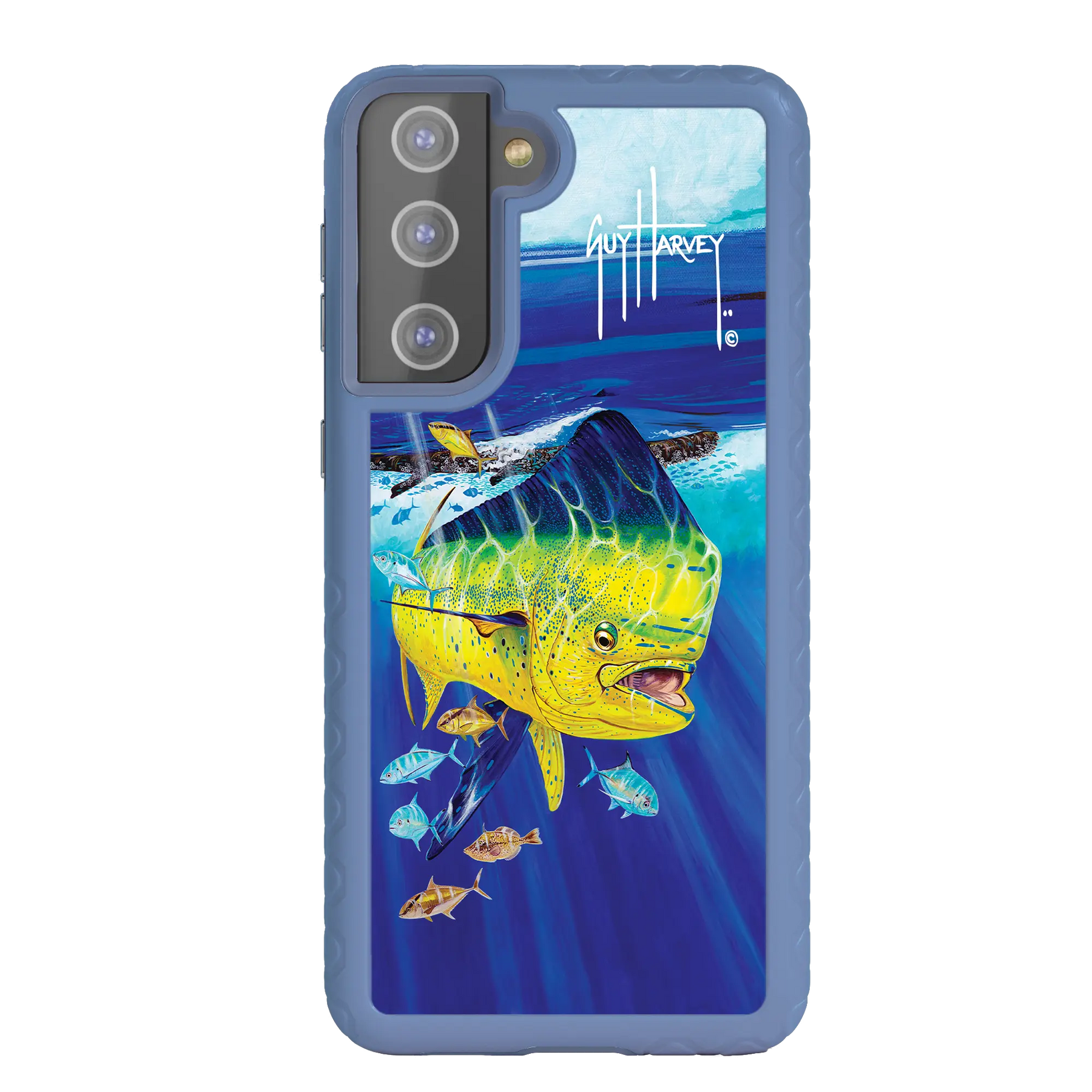 Guy Harvey Fortitude Series for Samsung Galaxy S21 Plus - Golden Prize - Custom Case - SlateBlue - cellhelmet