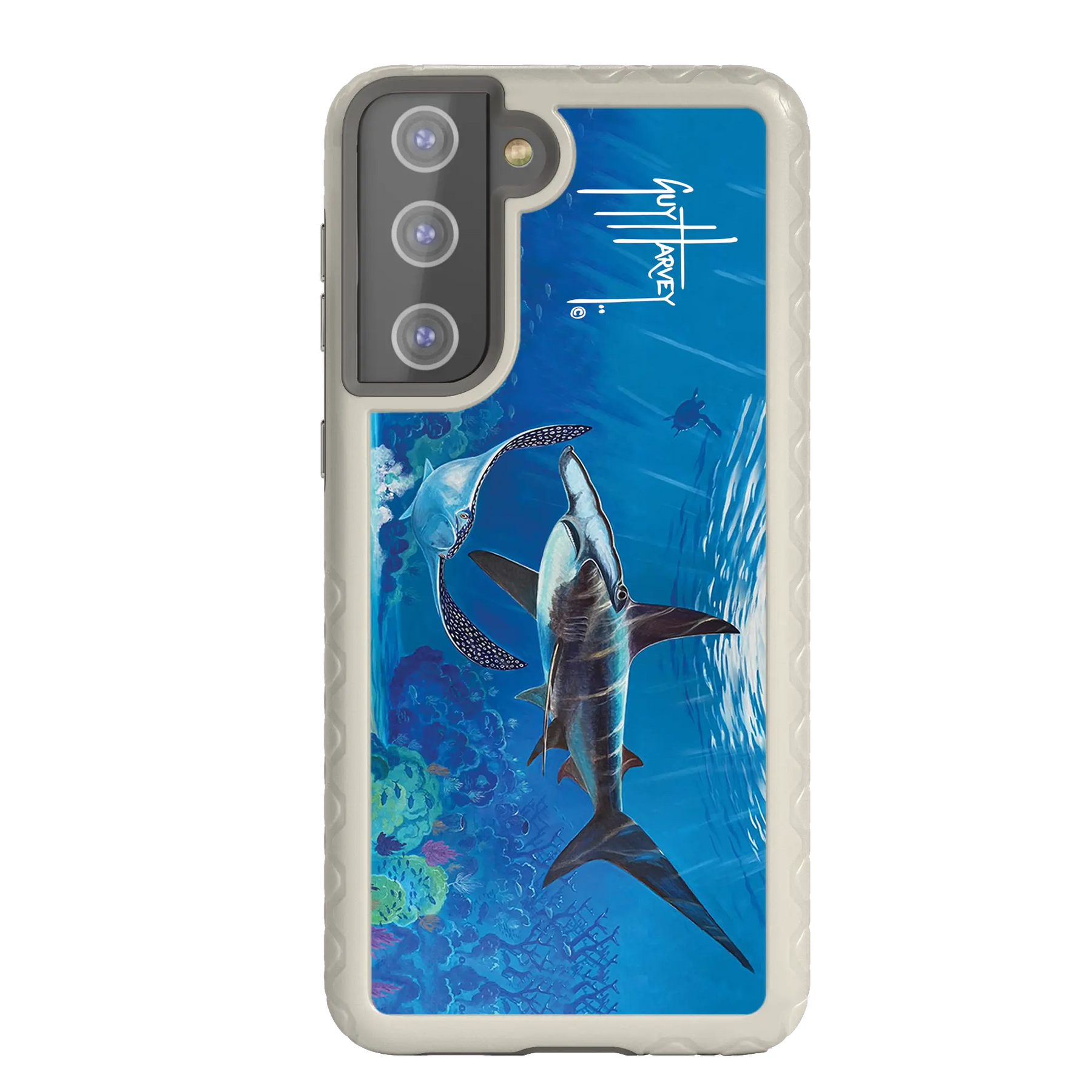 Guy Harvey Fortitude Series for Samsung Galaxy S21 Plus - Hammer Down - Custom Case - Gray - cellhelmet