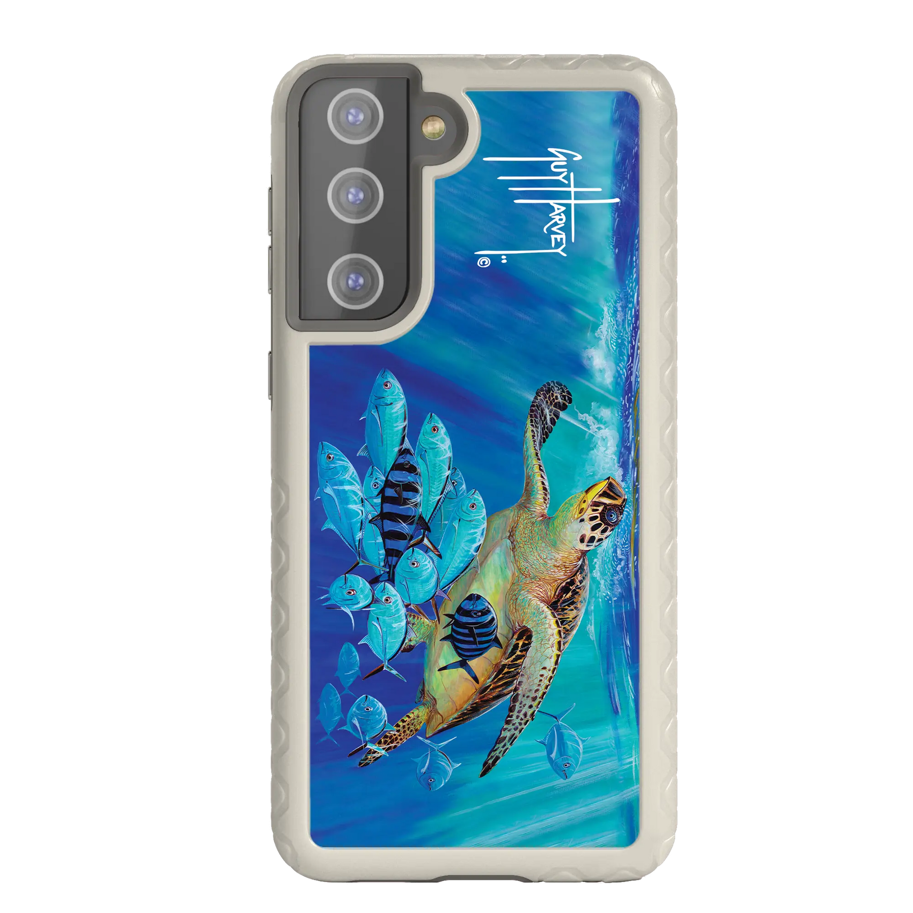 Guy Harvey Fortitude Series for Samsung Galaxy S21 Plus - Hawksbill Caravan - Custom Case - Gray - cellhelmet
