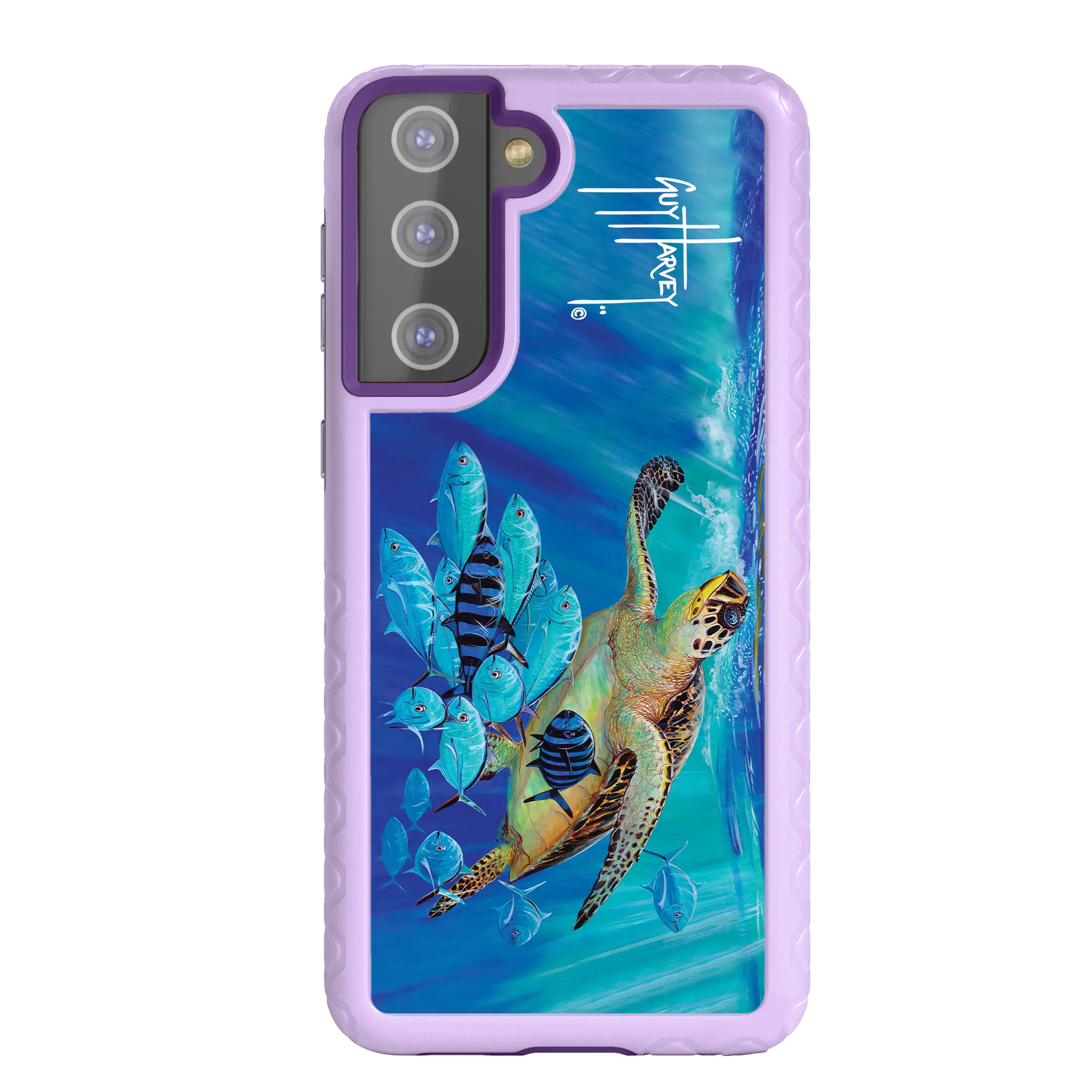 Guy Harvey Fortitude Series for Samsung Galaxy S21 Plus - Hawksbill Caravan - Custom Case - LilacBlossom - cellhelmet
