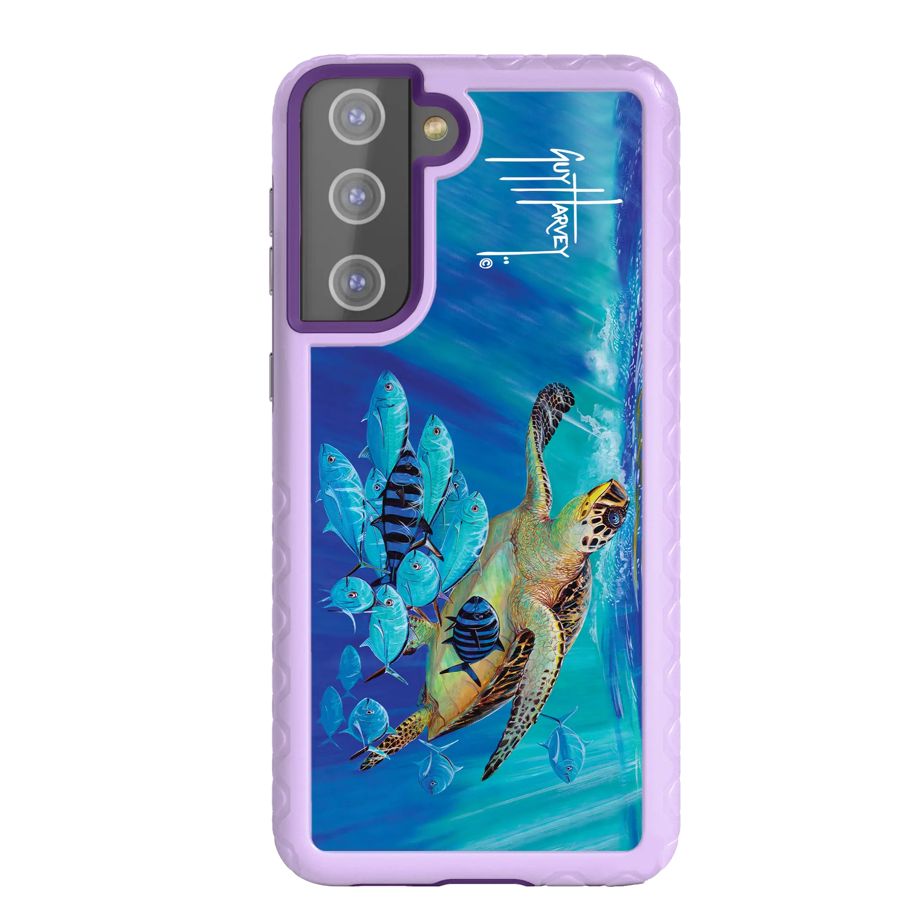 Guy Harvey Fortitude Series for Samsung Galaxy S21 Plus - Hawksbill Caravan - Custom Case - LilacBlossom - cellhelmet