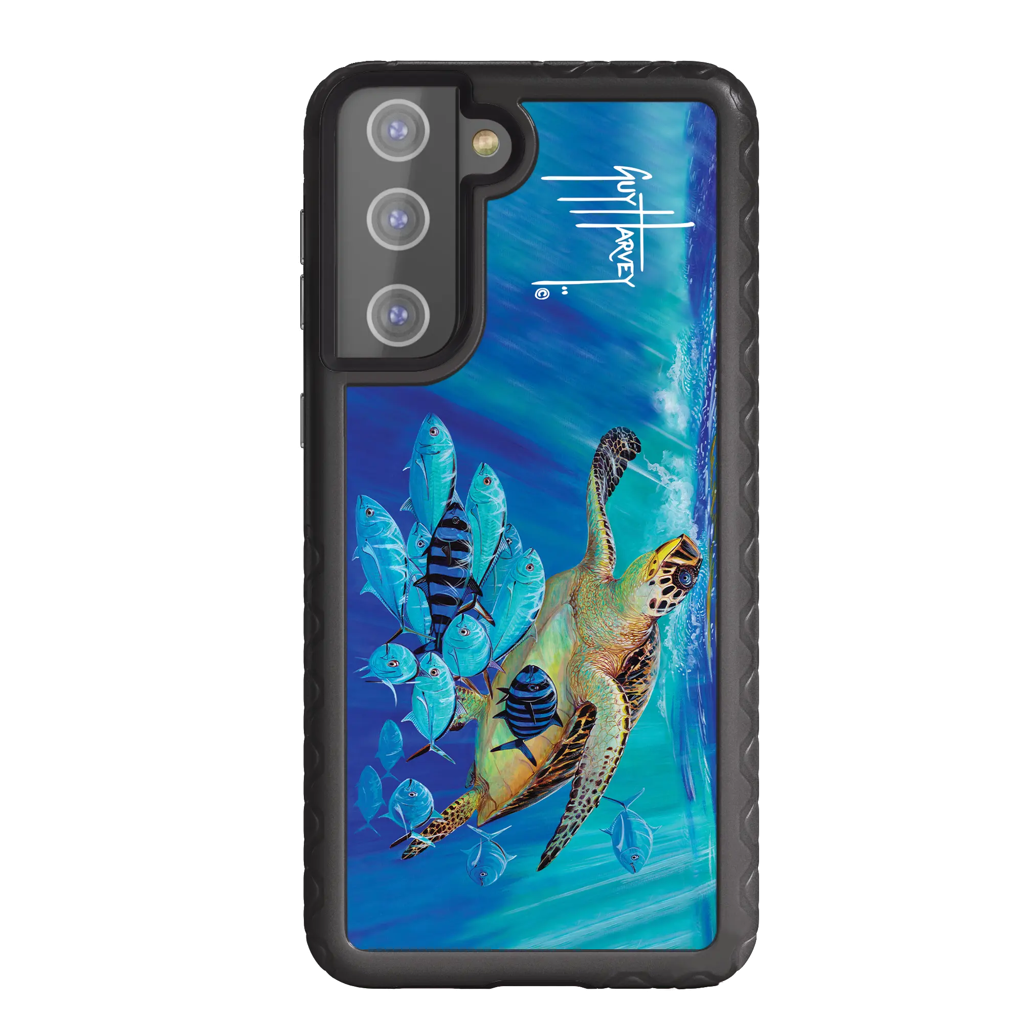 Guy Harvey Fortitude Series for Samsung Galaxy S21 Plus - Hawksbill Caravan - Custom Case - OnyxBlack - cellhelmet