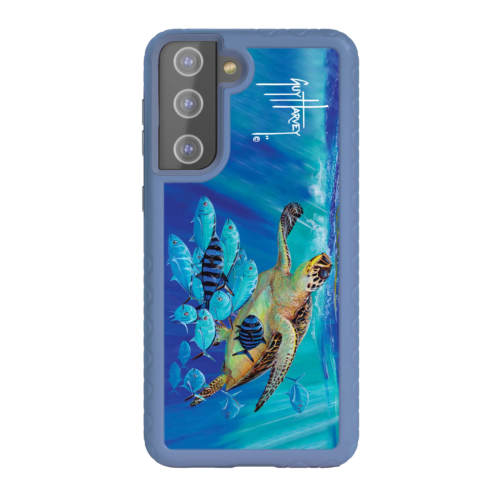 Guy Harvey Fortitude Series for Samsung Galaxy S21 Plus - Hawksbill Caravan - Custom Case - SlateBlue - cellhelmet