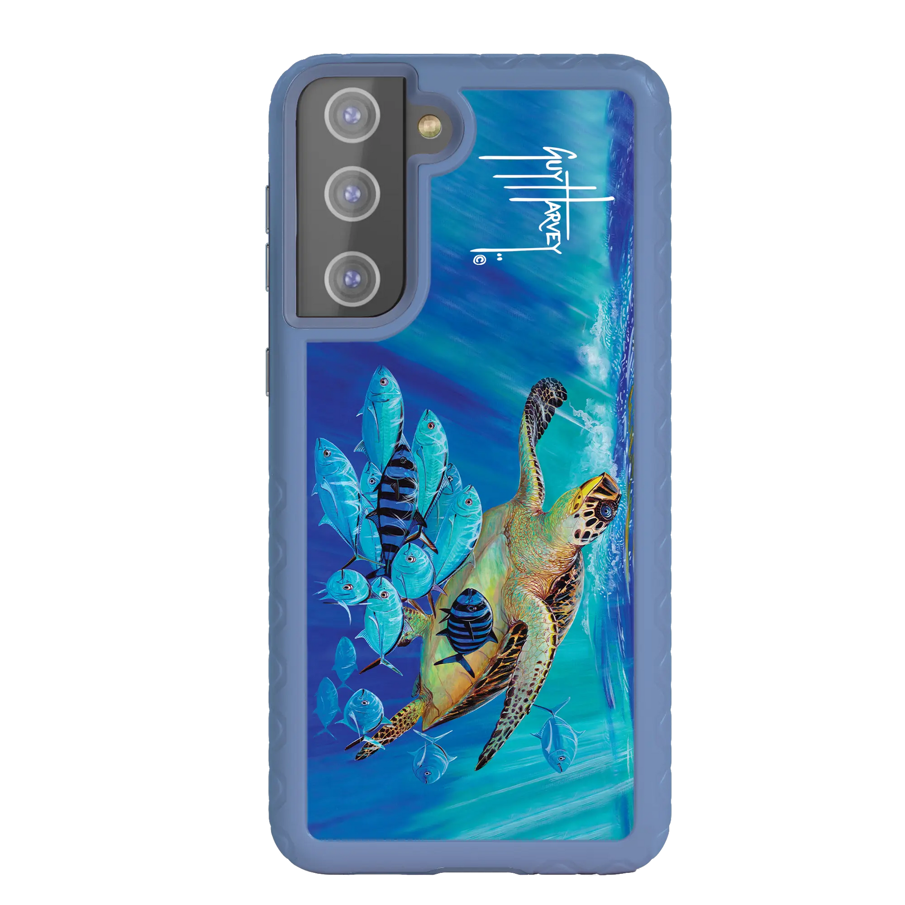 Guy Harvey Fortitude Series for Samsung Galaxy S21 Plus - Hawksbill Caravan - Custom Case - SlateBlue - cellhelmet