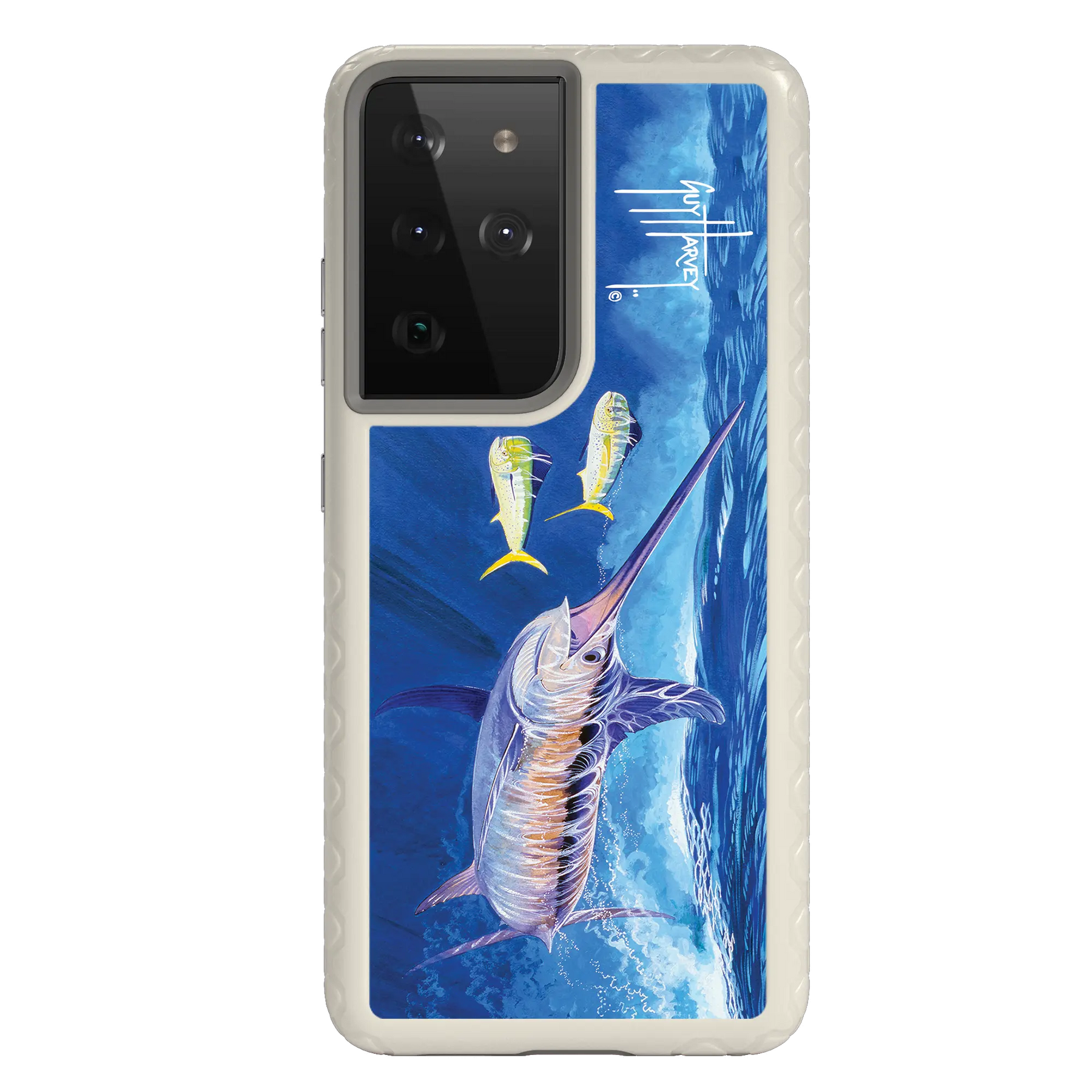 Guy Harvey Fortitude Series for Samsung Galaxy S21 Ultra - Bullseye Sword - Custom Case - Gray - cellhelmet
